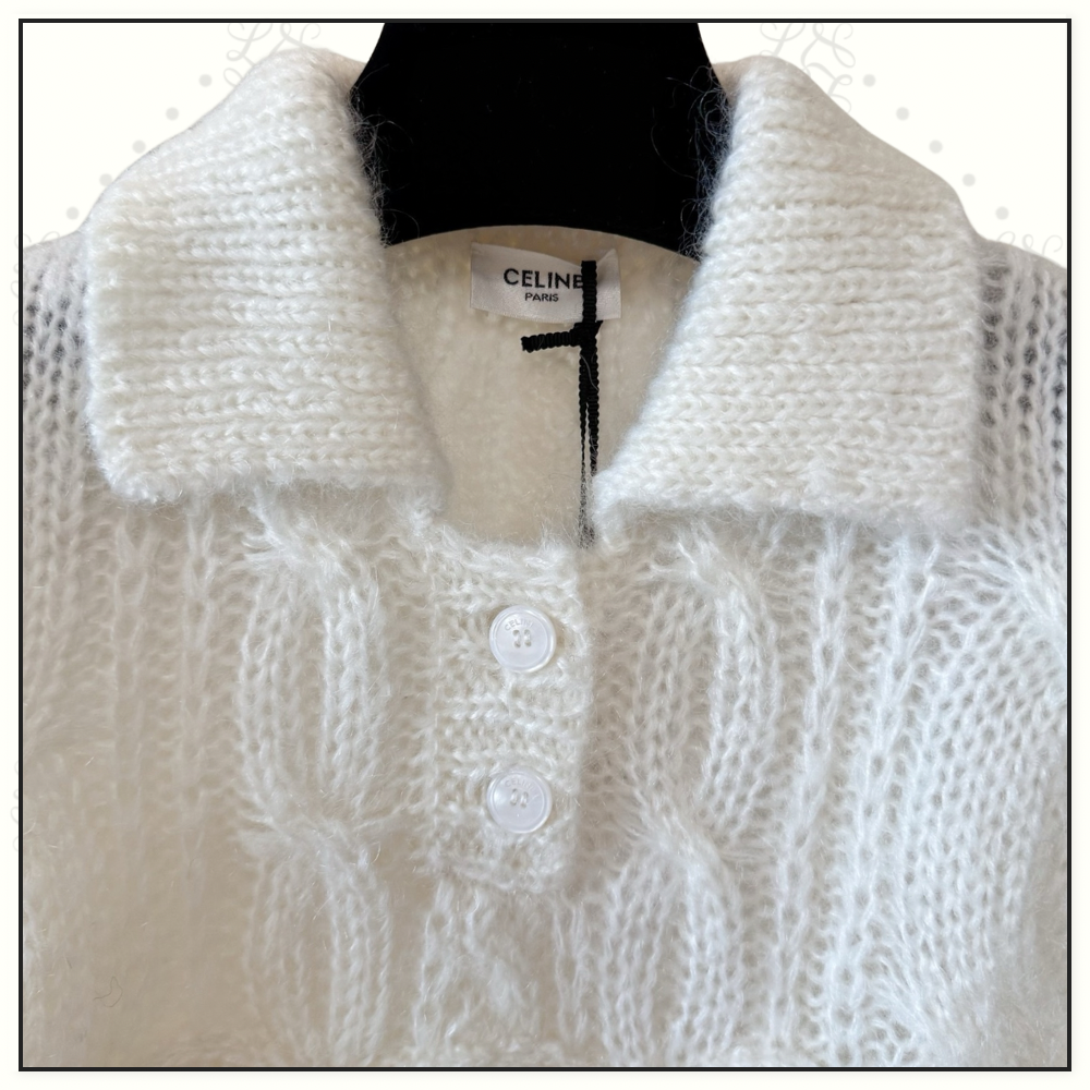 MOHAIR & WOOL CARDIGAN