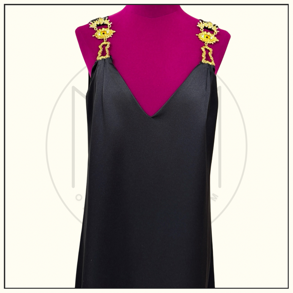 SLIP SILK DRESS