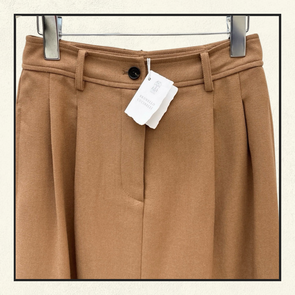 LINEN JACKET & FLARE TROUSERS