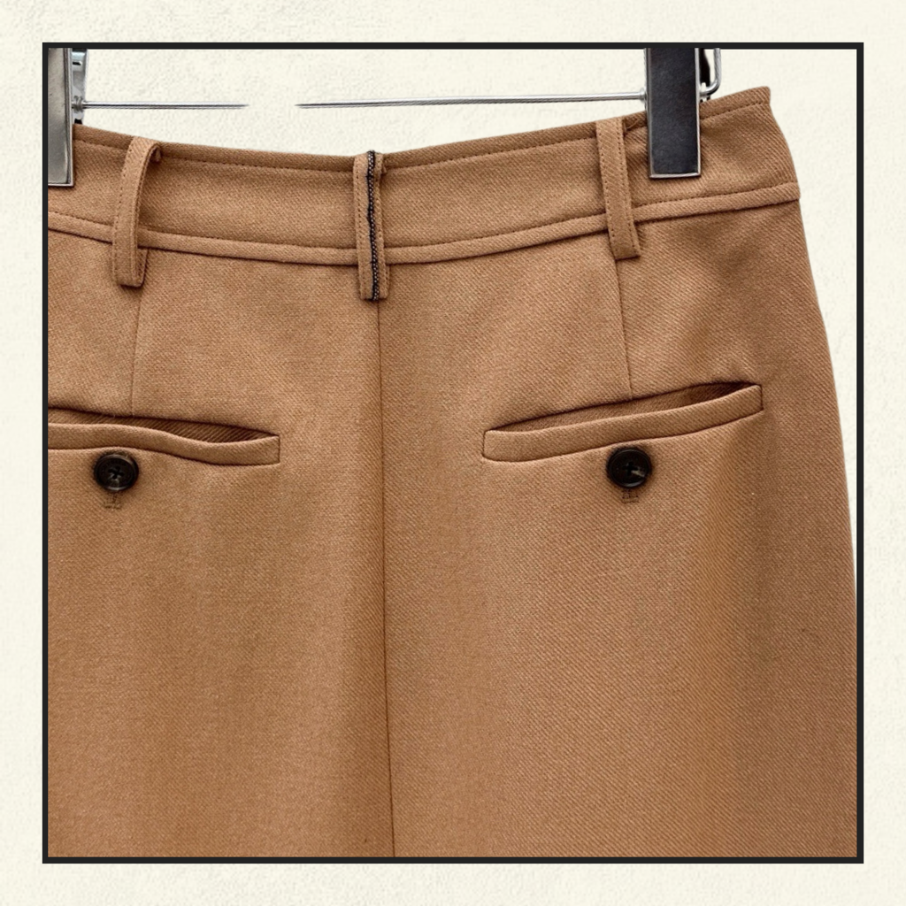 LINEN JACKET & FLARE TROUSERS