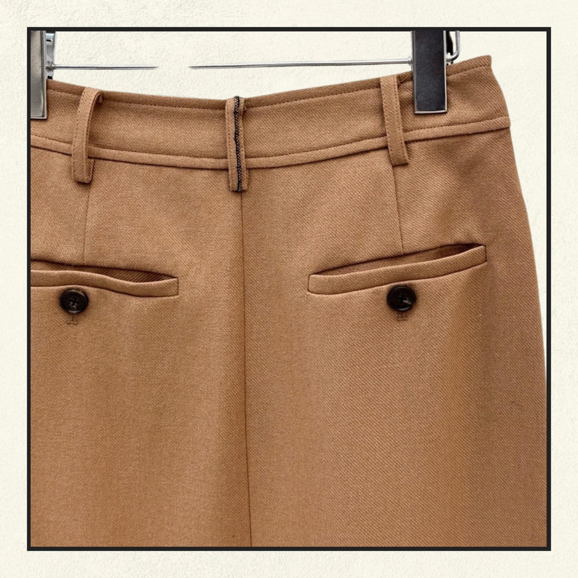 LINEN JACKET & FLARE TROUSERS
