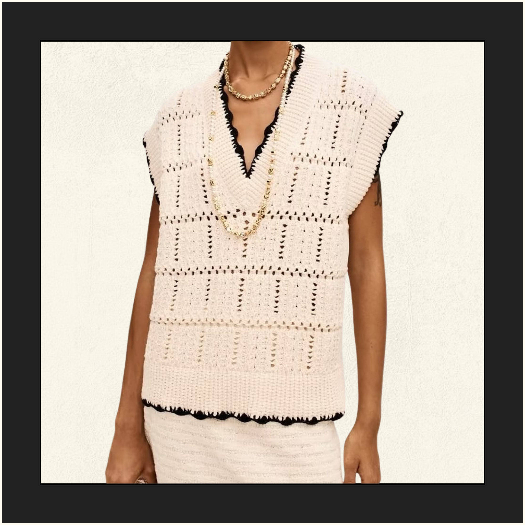 CROCHET VEST TOP