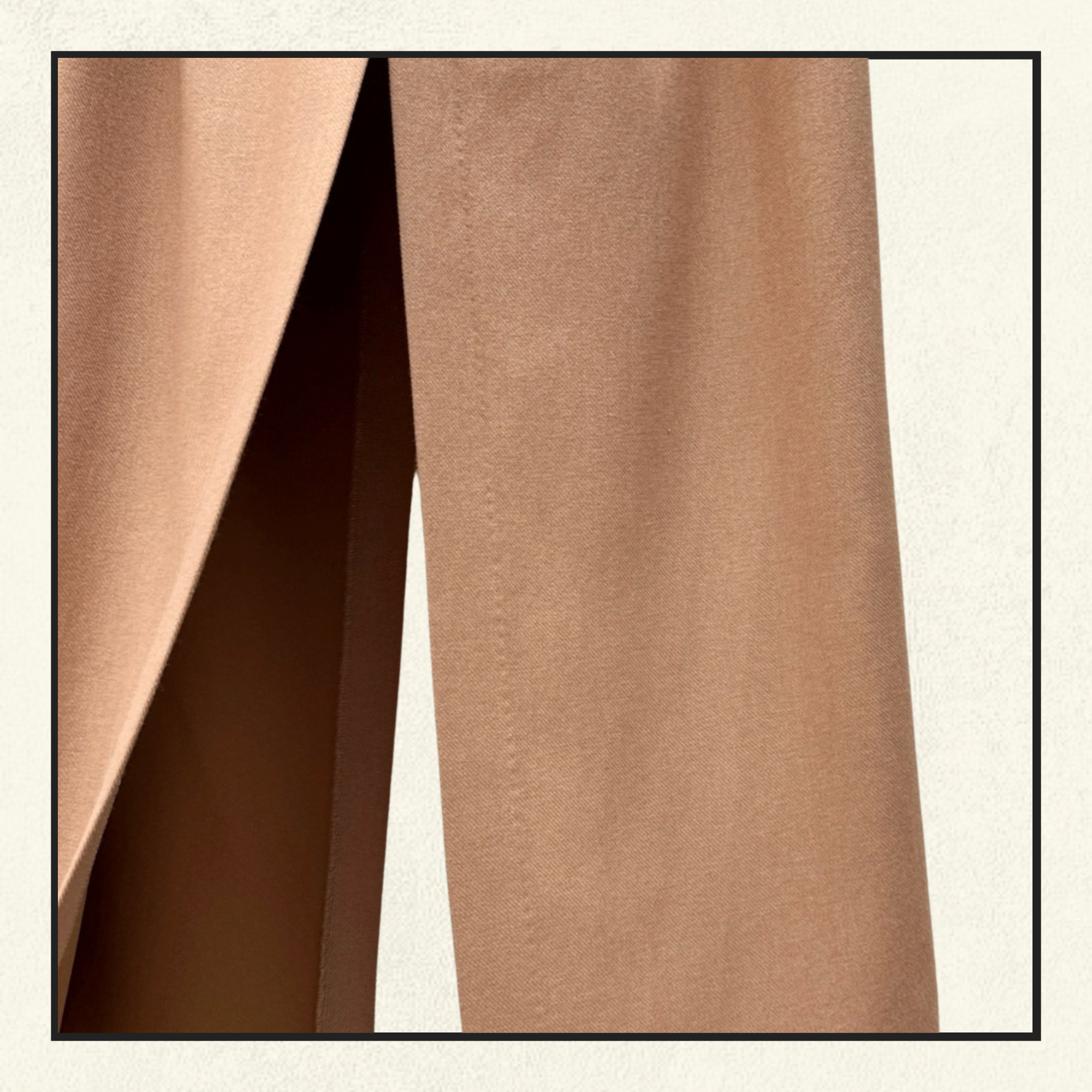 LINEN JACKET & FLARE TROUSERS