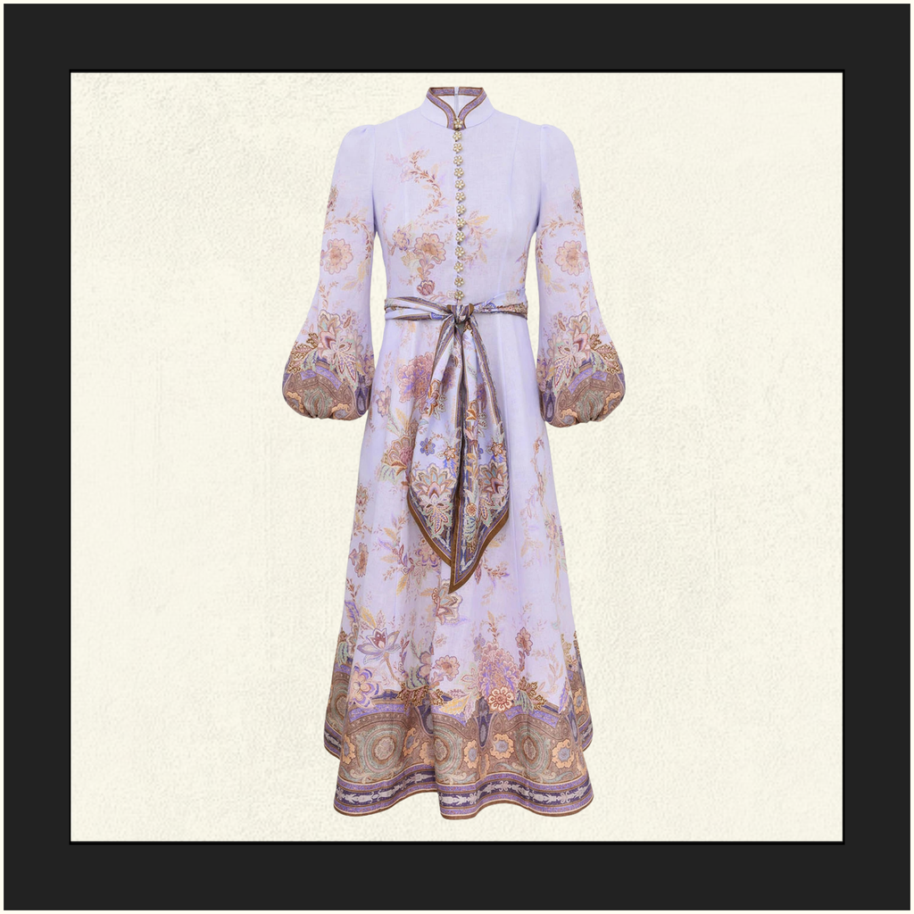 LUNA BUTTON MIDI DRESS