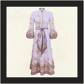 LUNA BUTTON MIDI DRESS
