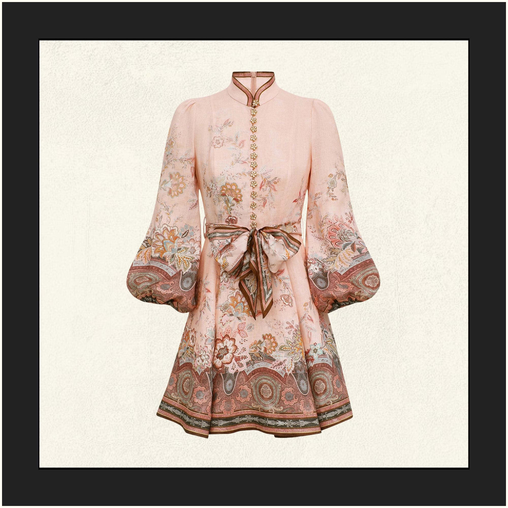 ALCHEMY BUTTON MINI DRESS