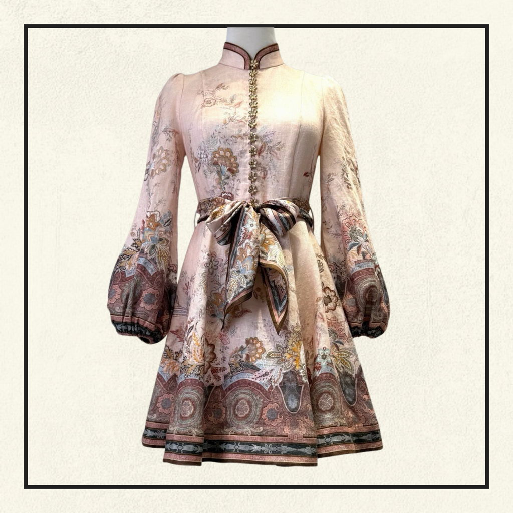 ALCHEMY BUTTON MINI DRESS