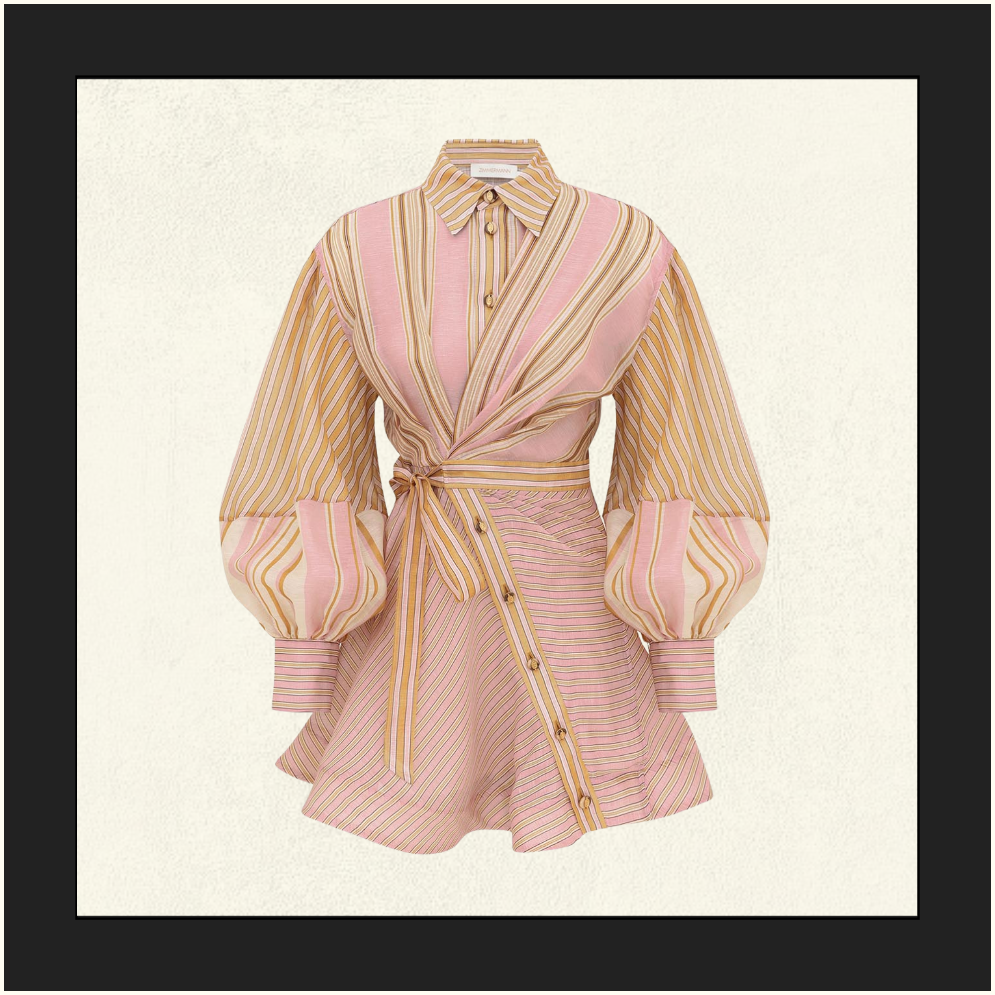 ALCHEMY STRIPED MINI DRESS