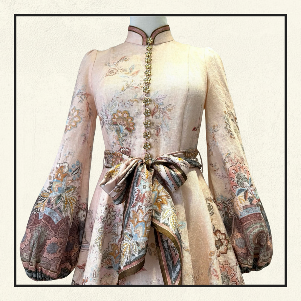 ALCHEMY BUTTON MINI DRESS
