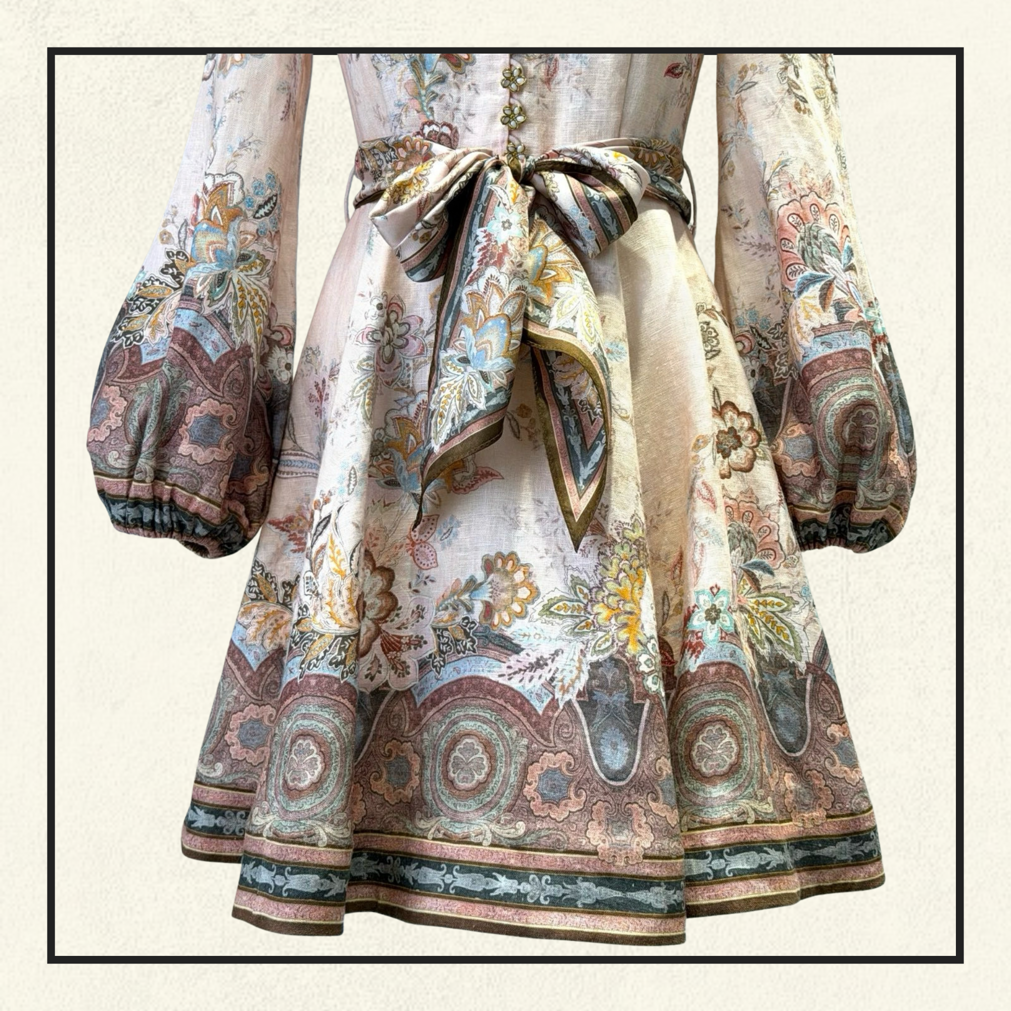ALCHEMY BUTTON MINI DRESS