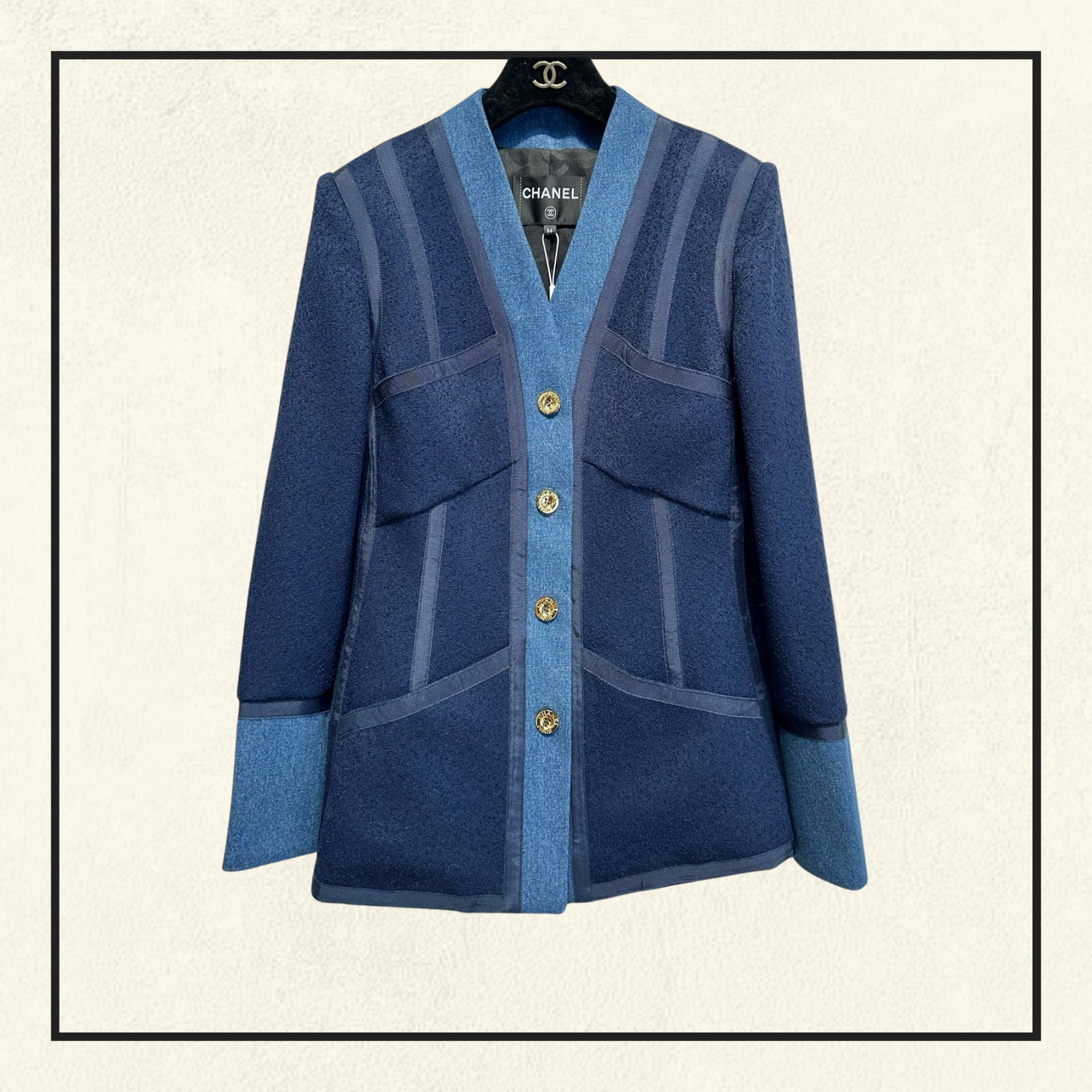 ICONIC DENIM TWEED 1991 RUNWAY JACKET