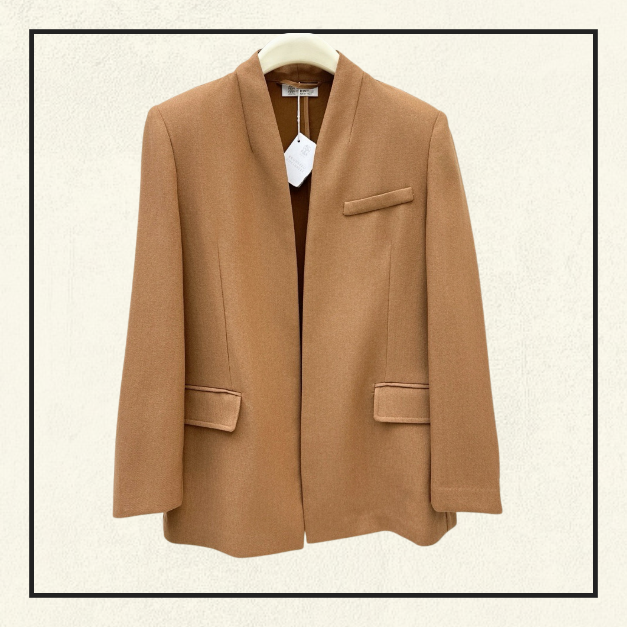 LINEN JACKET & FLARE TROUSERS