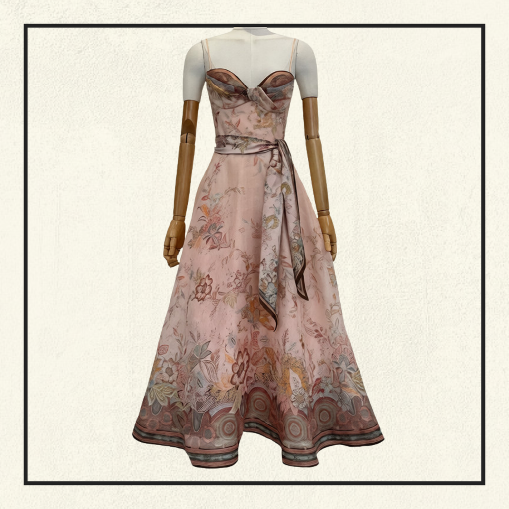 ALCHEMY STRUCTURED MIDI DRESS