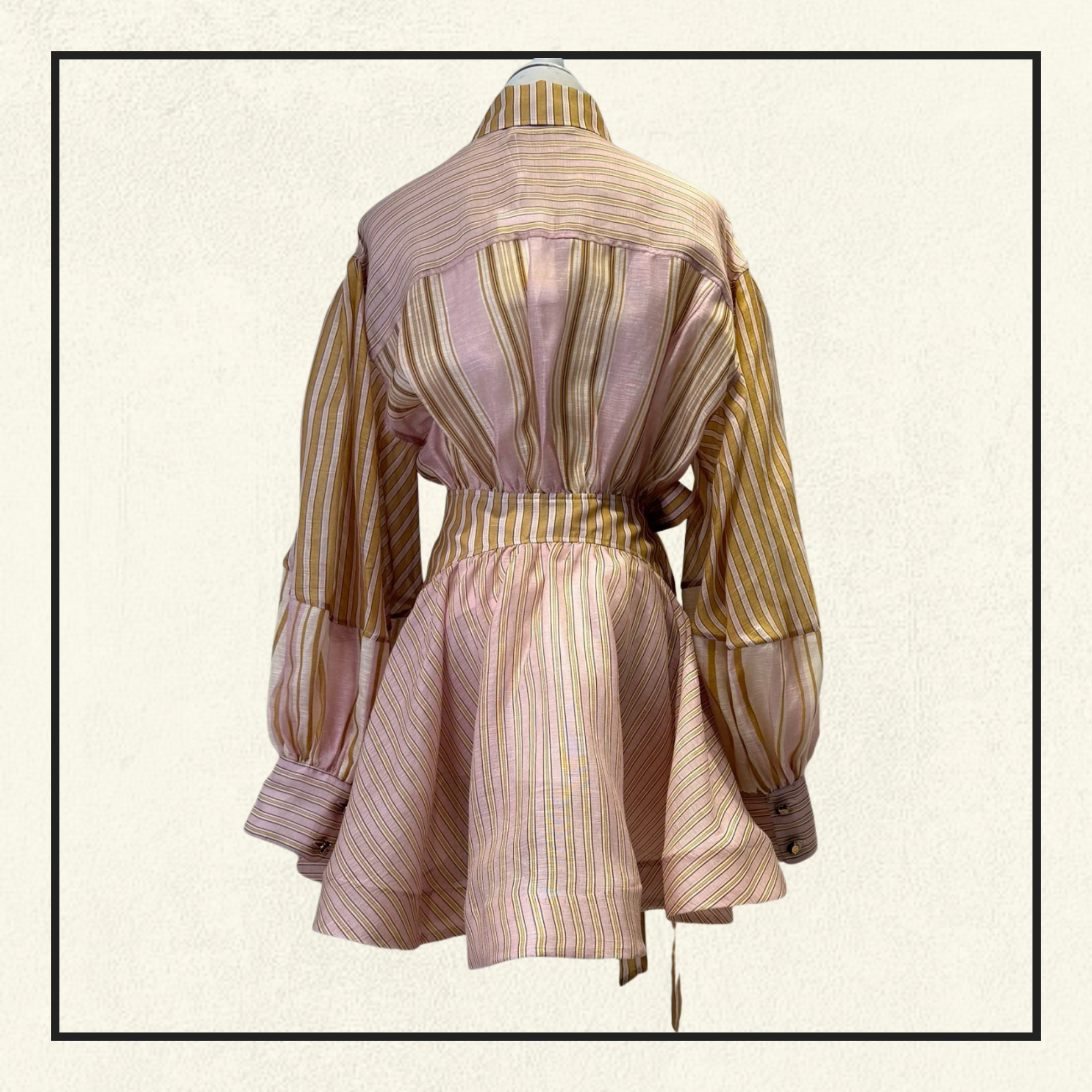 ALCHEMY STRIPED MINI DRESS