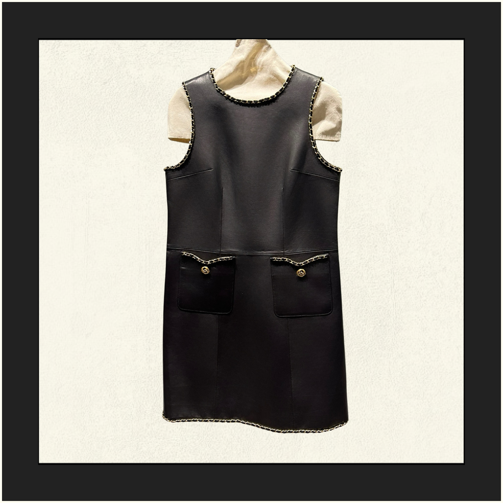 SHEEPSKIN MINI DRESS