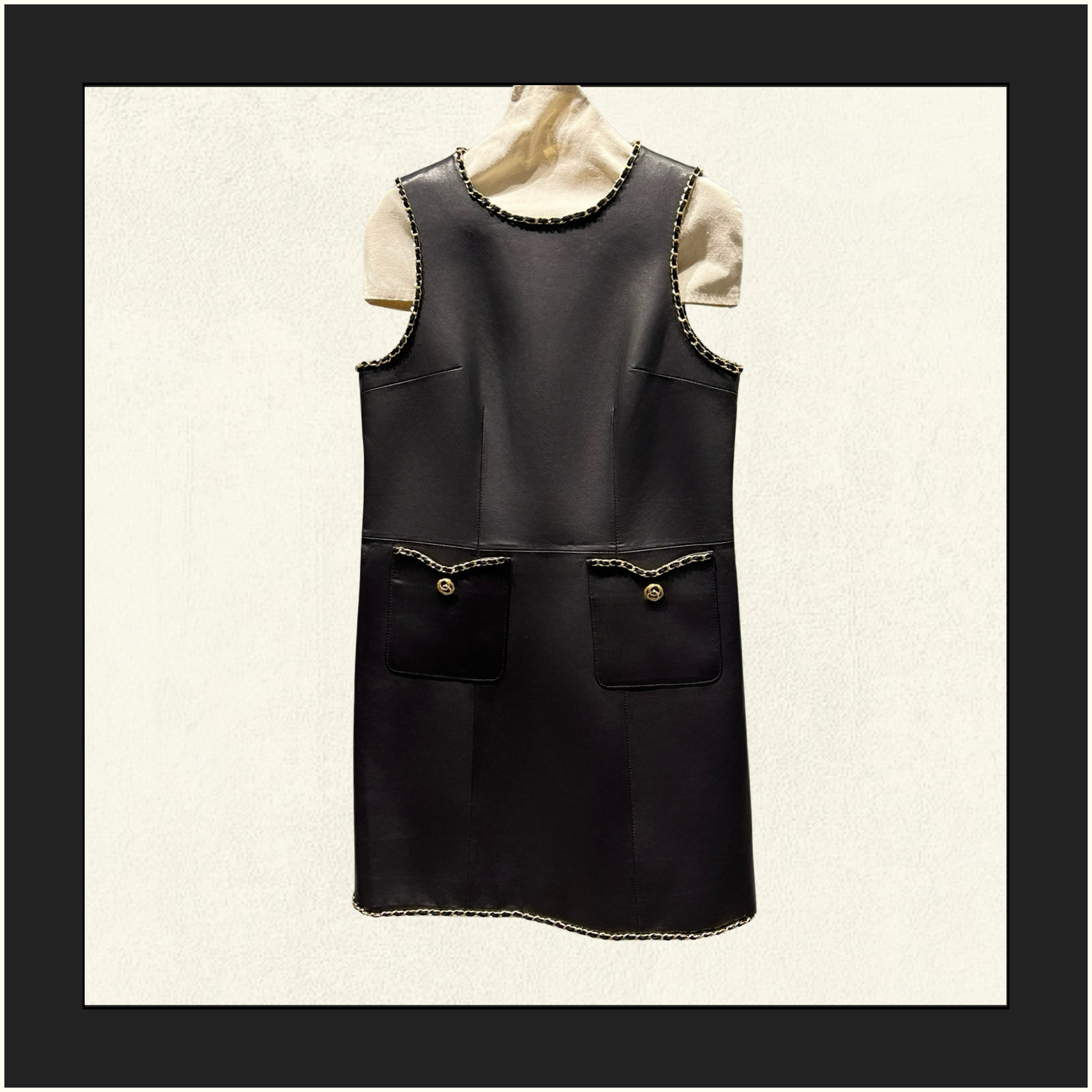 SHEEPSKIN MINI DRESS