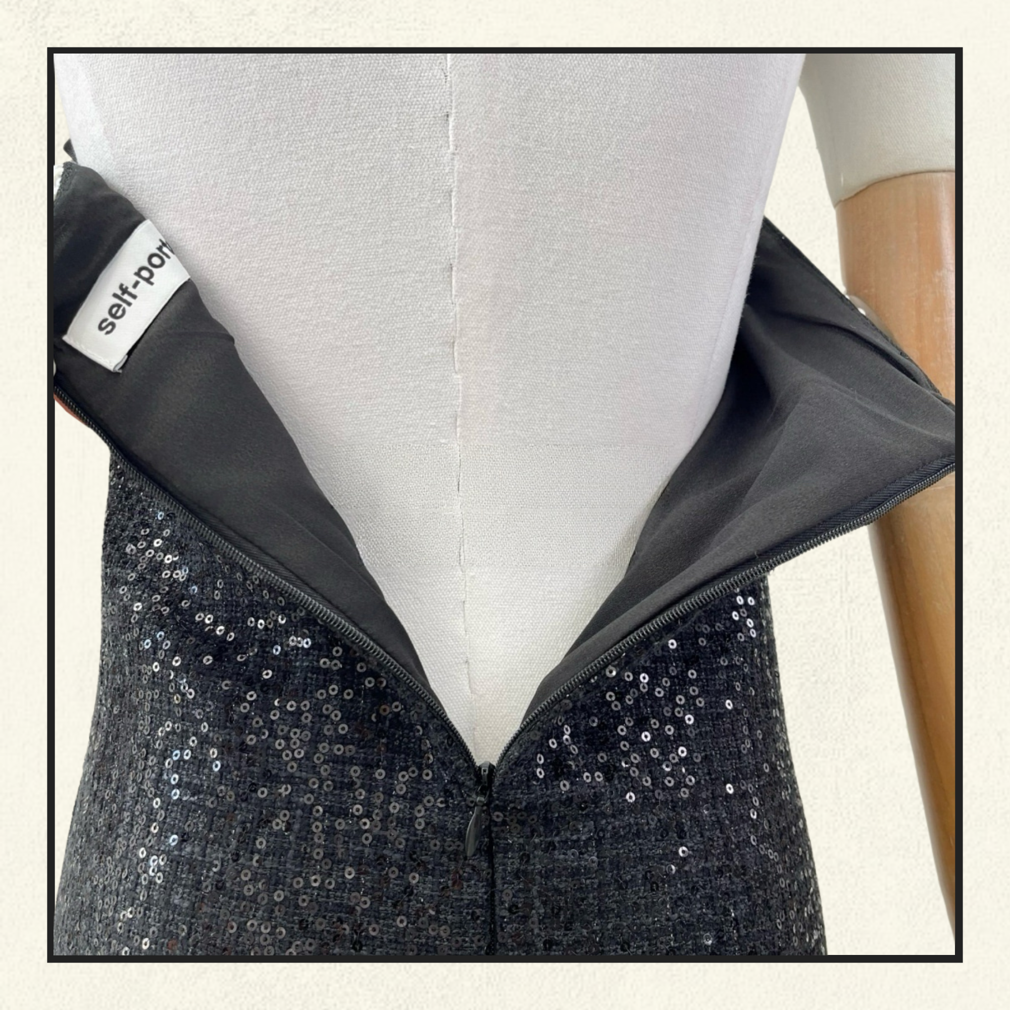 EMBELLISHED BOUCLE MINI DRESS