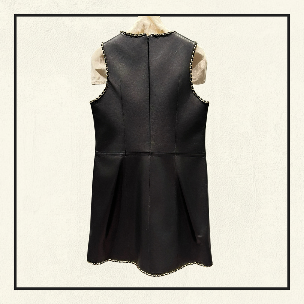 SHEEPSKIN MINI DRESS
