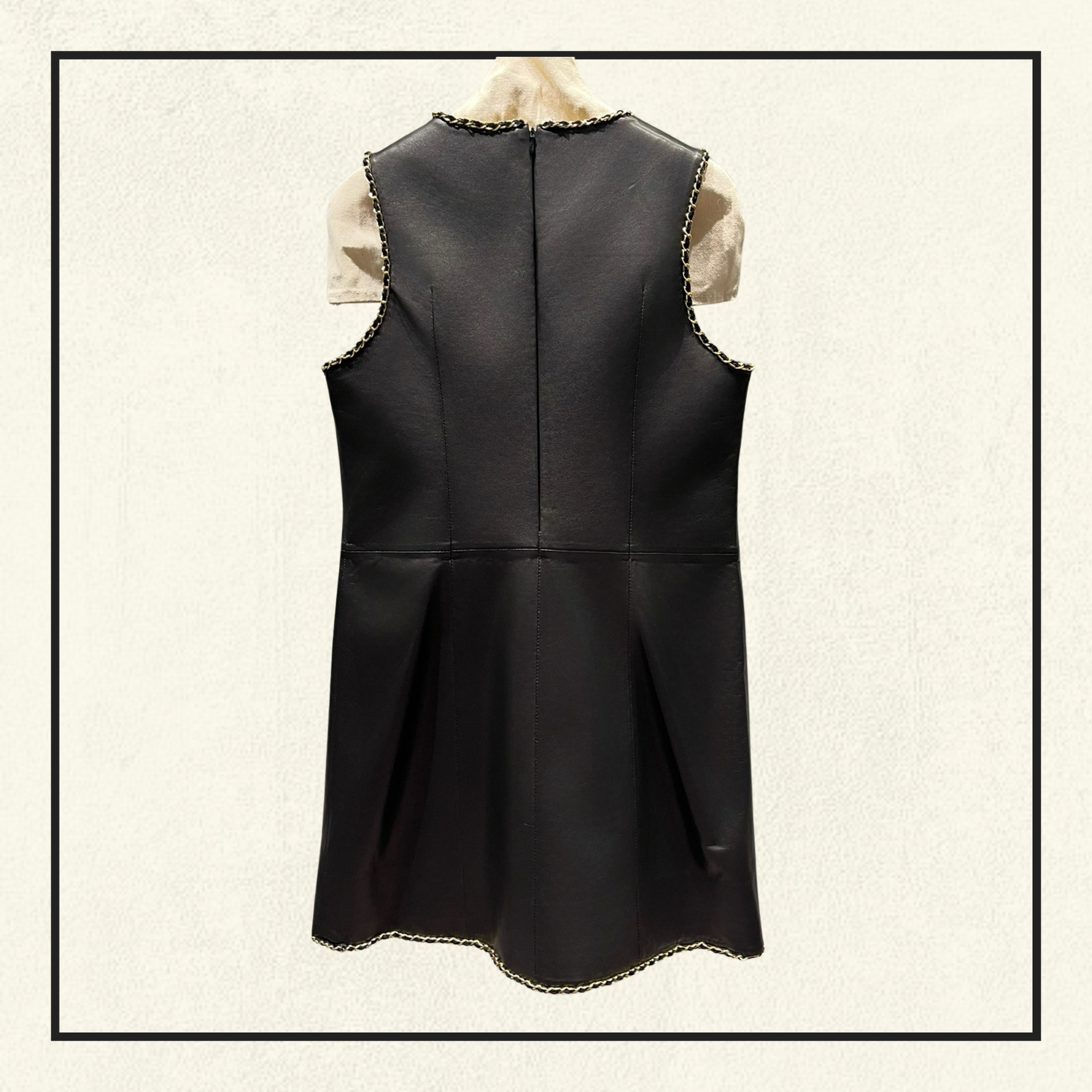 SHEEPSKIN MINI DRESS
