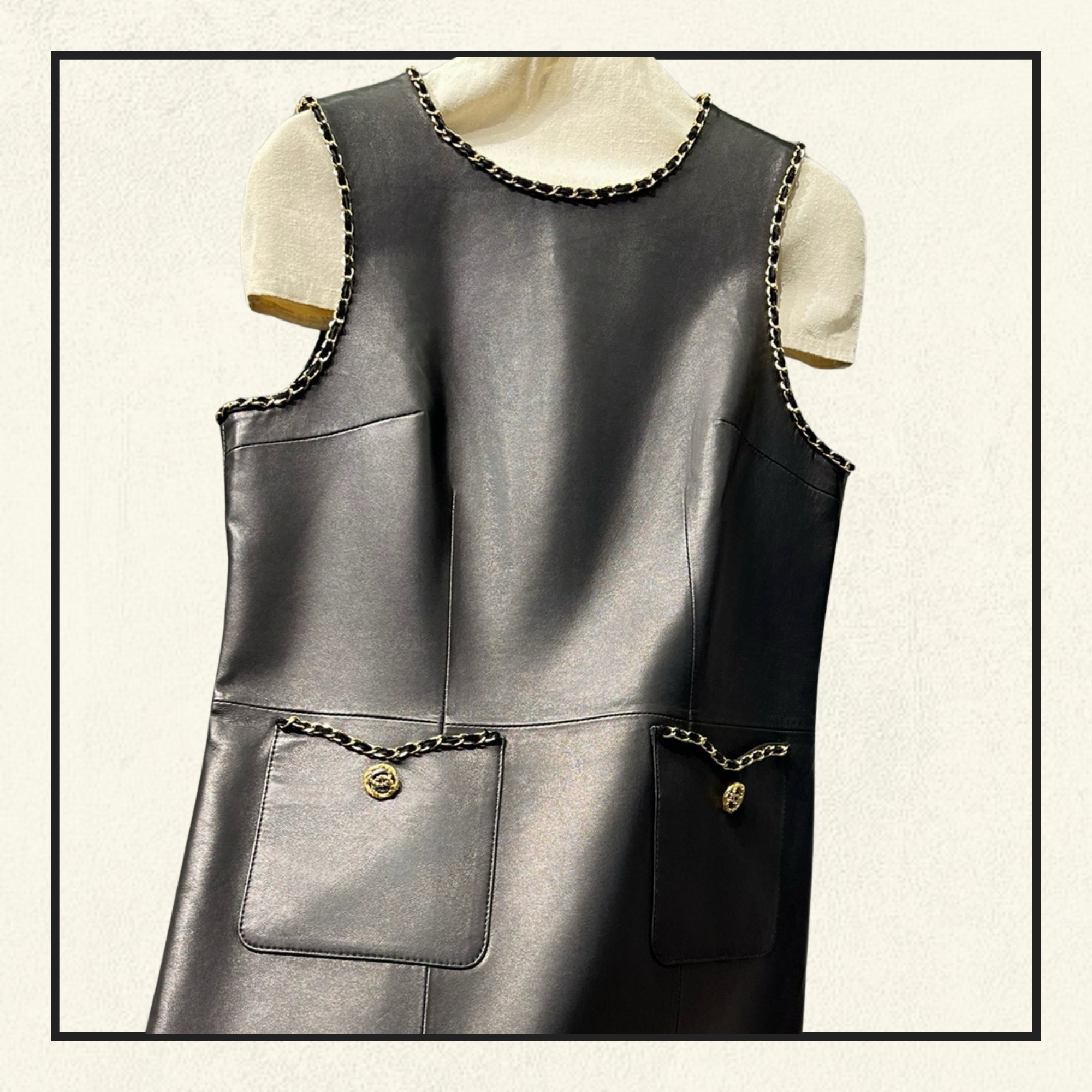 SHEEPSKIN MINI DRESS