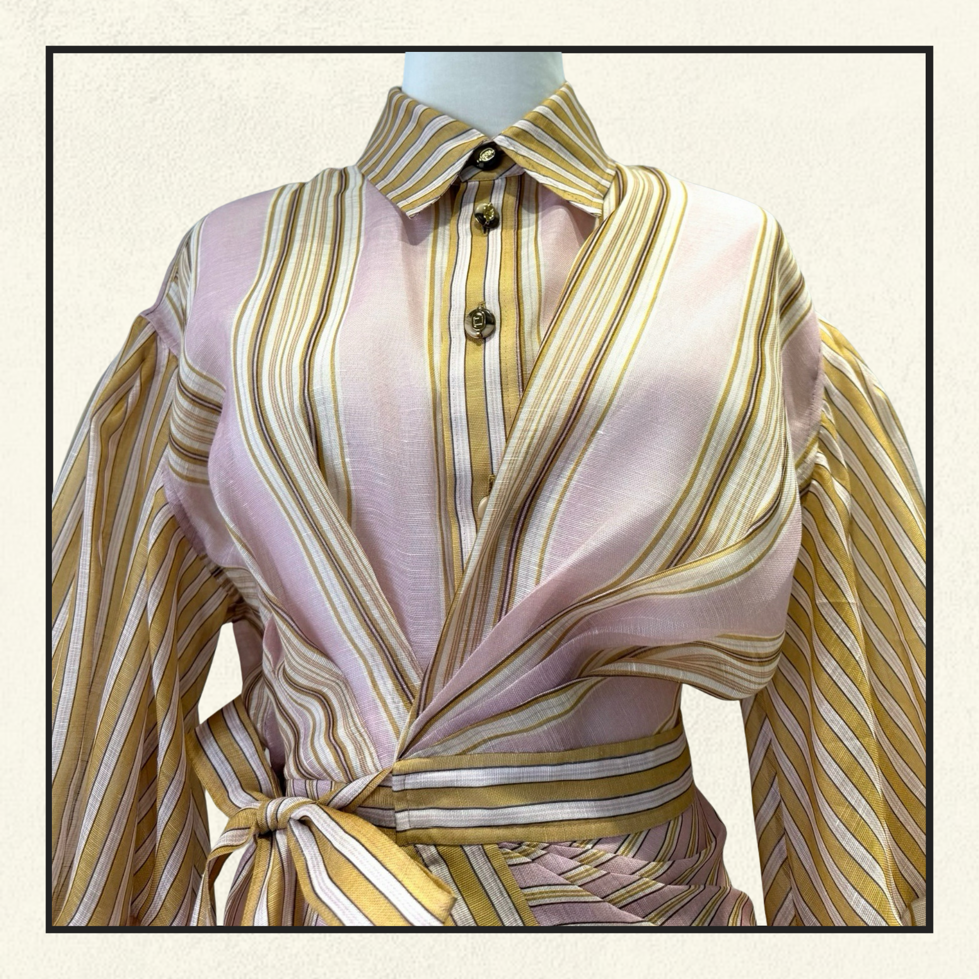 ALCHEMY STRIPED MINI DRESS