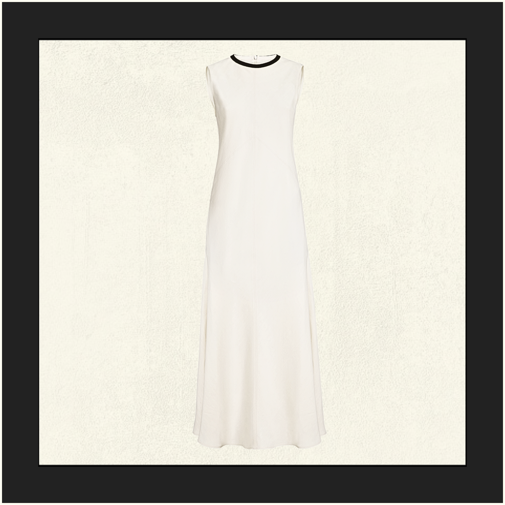 MAXI DRESS WITH SEQUIN COLLAR