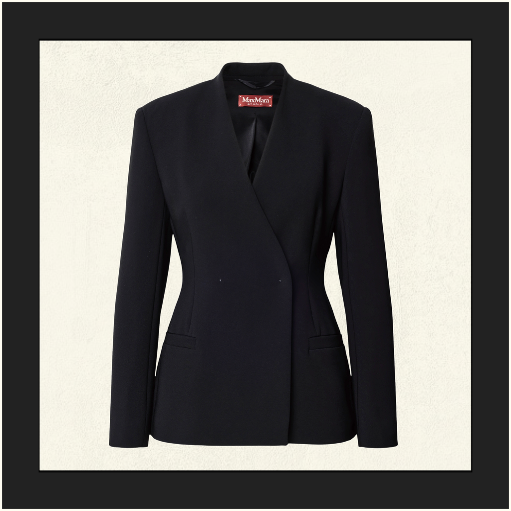 COLLARLESS BLAZER
