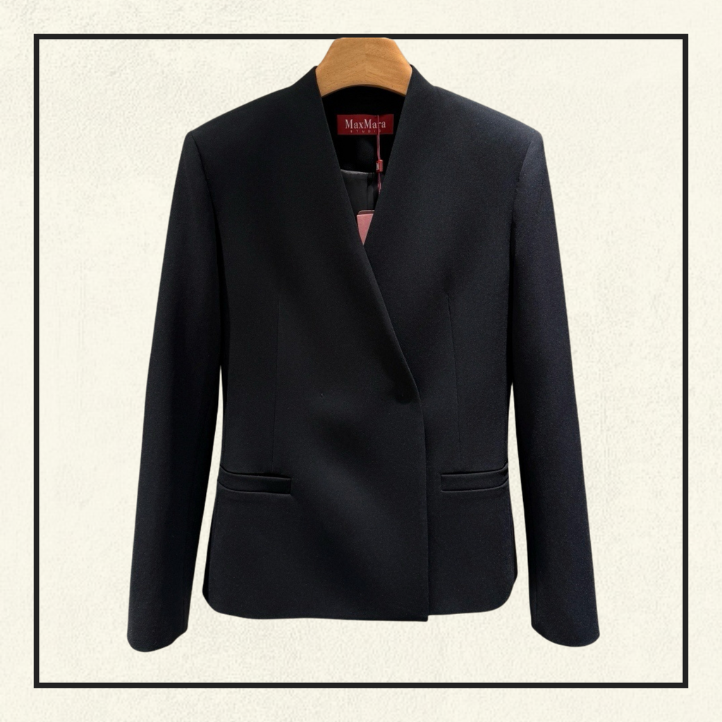 COLLARLESS BLAZER