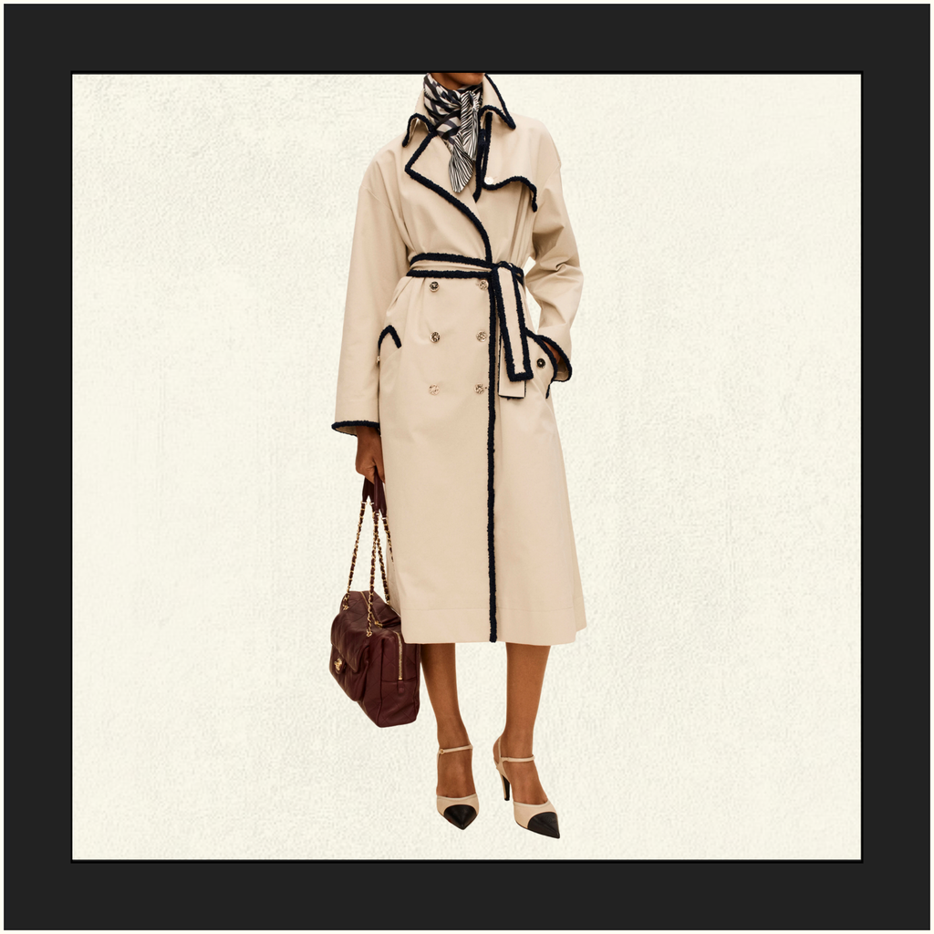 GABARDINE TRENCH COAT
