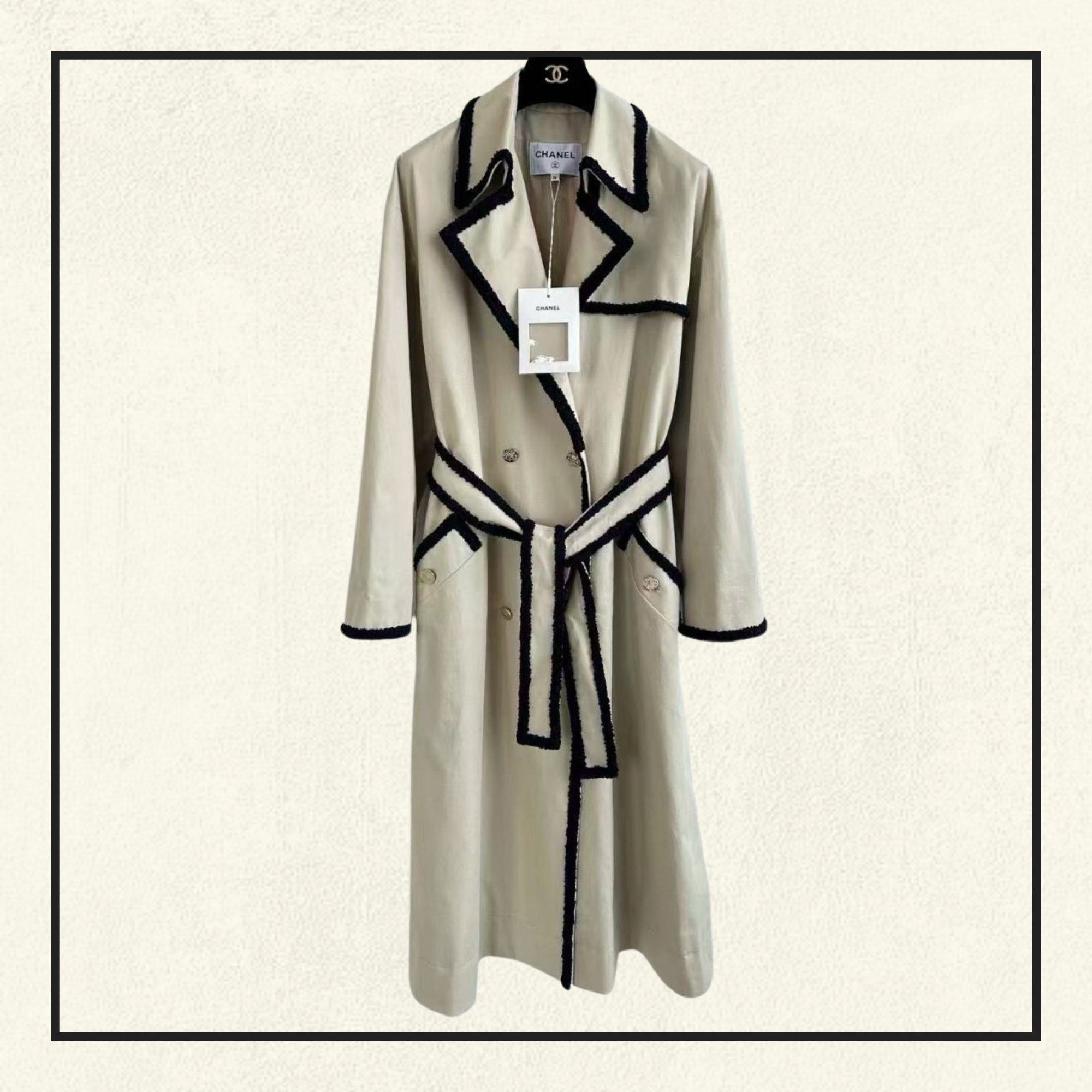 GABARDINE TRENCH COAT