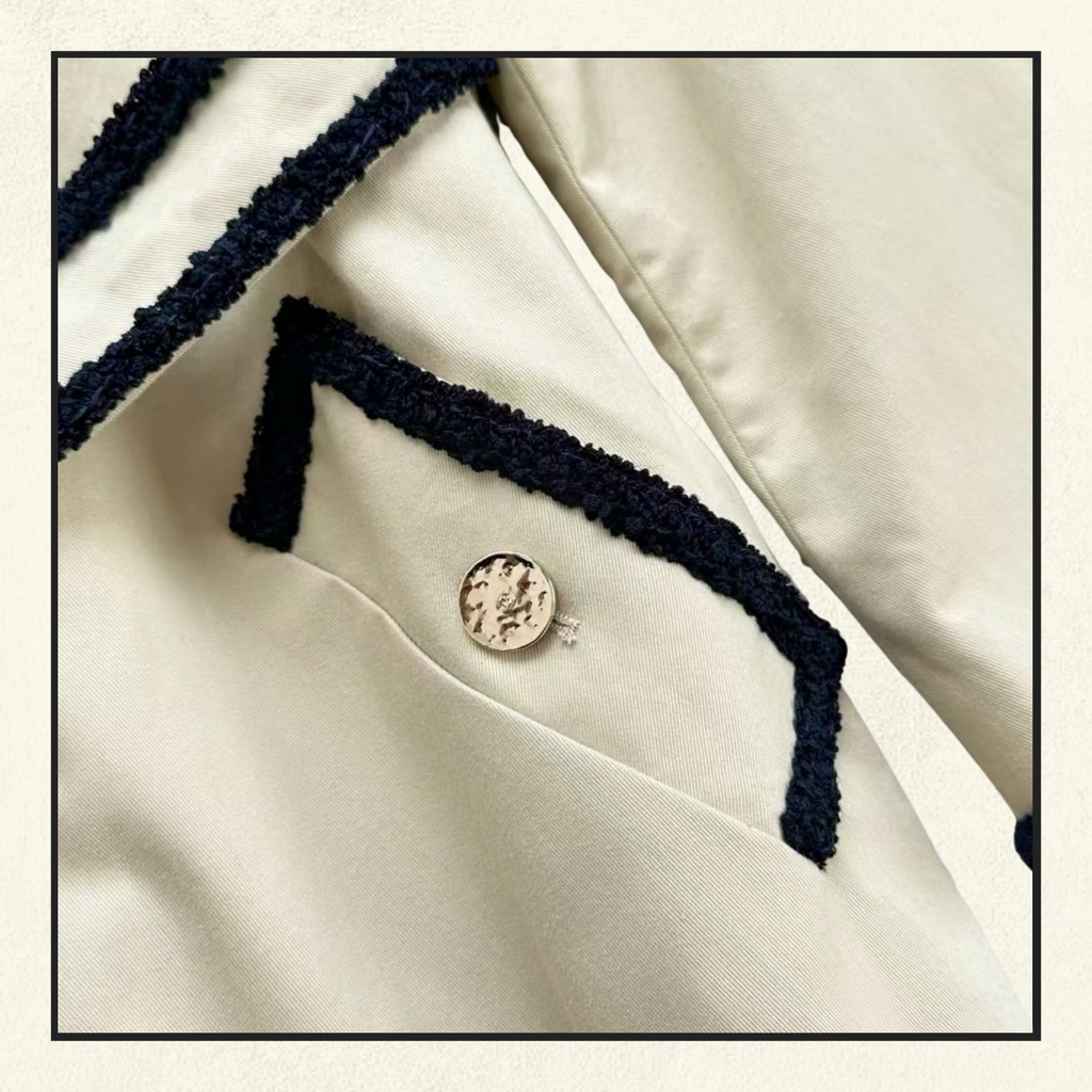 GABARDINE TRENCH COAT