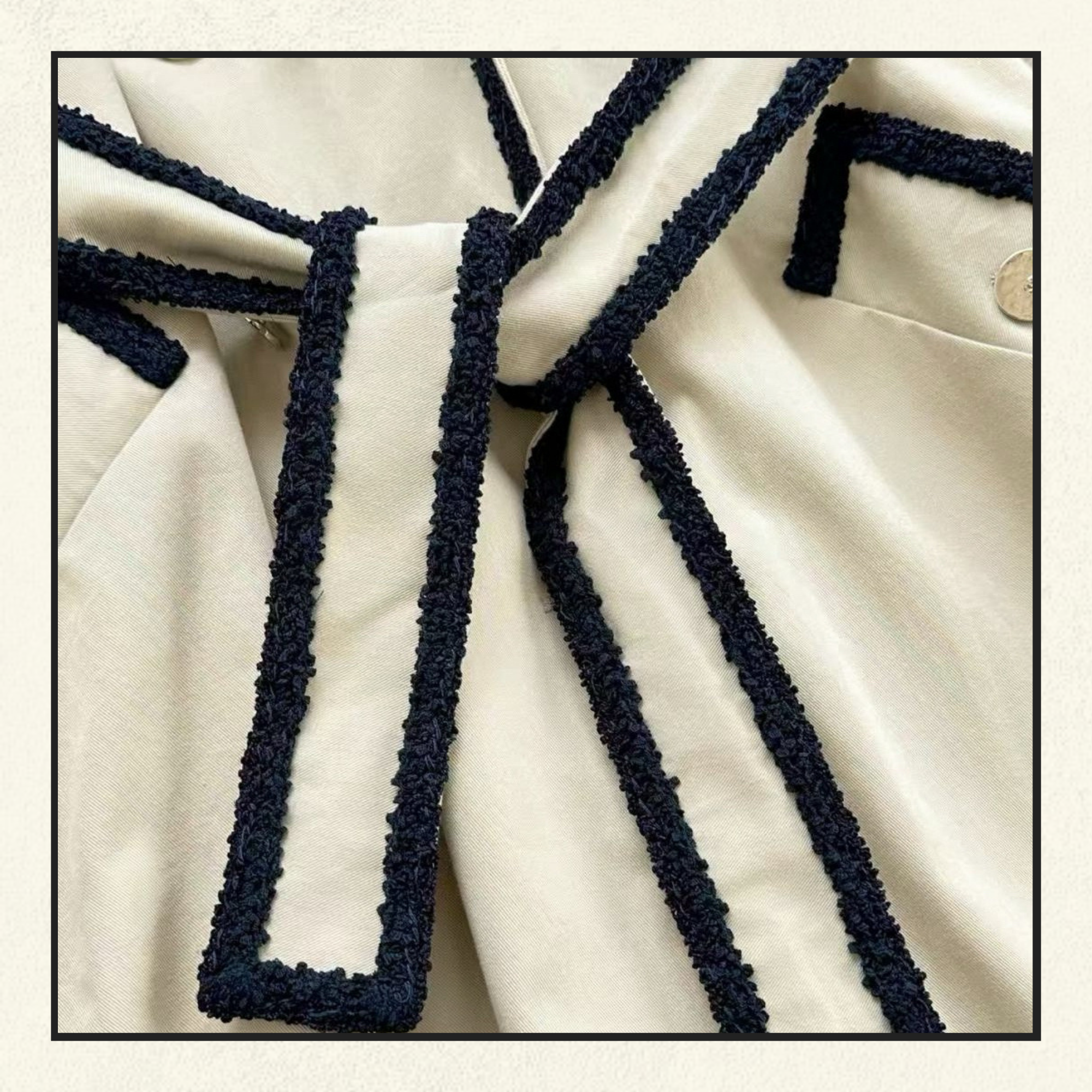 GABARDINE TRENCH COAT