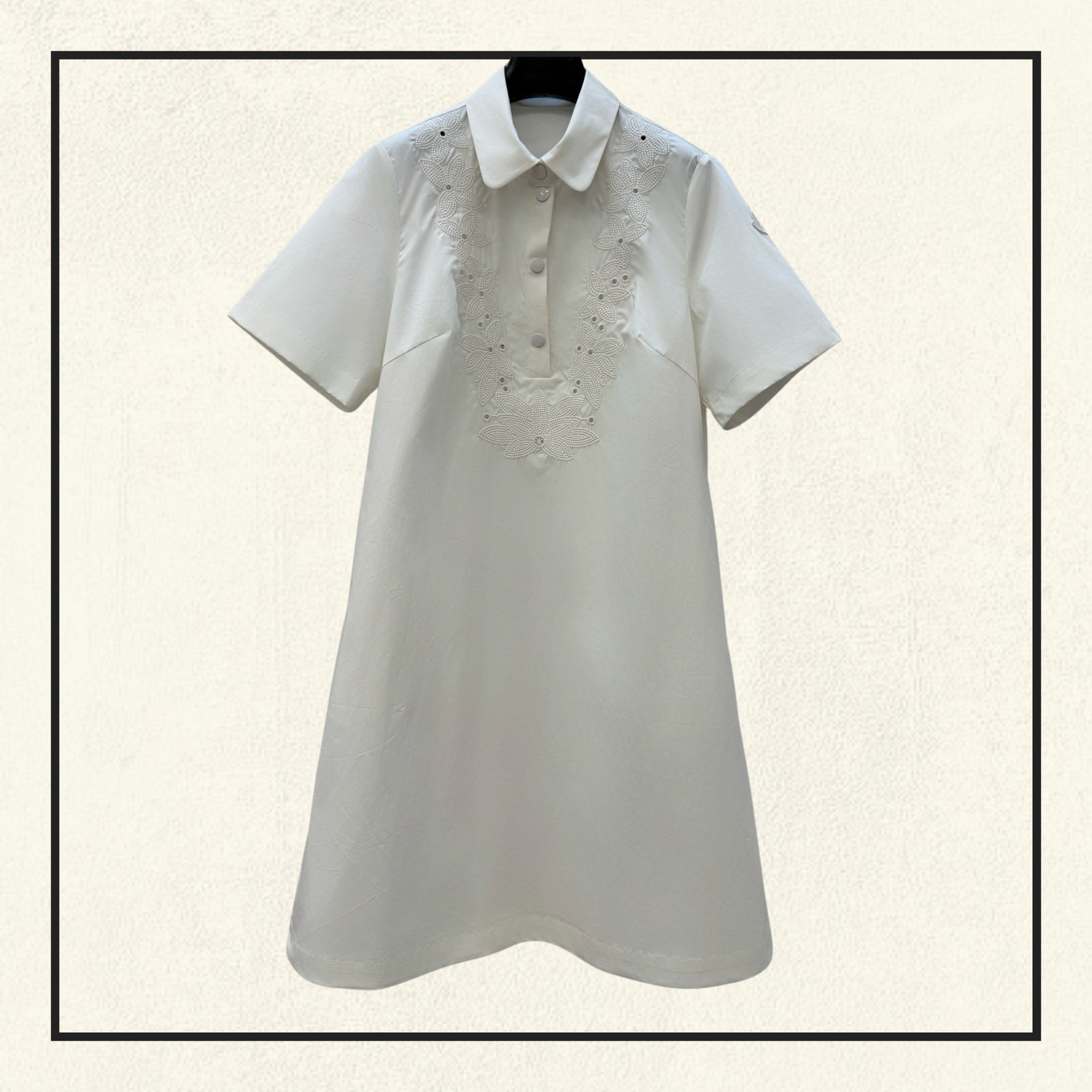EMBROIDERED SHIRTDRESS
