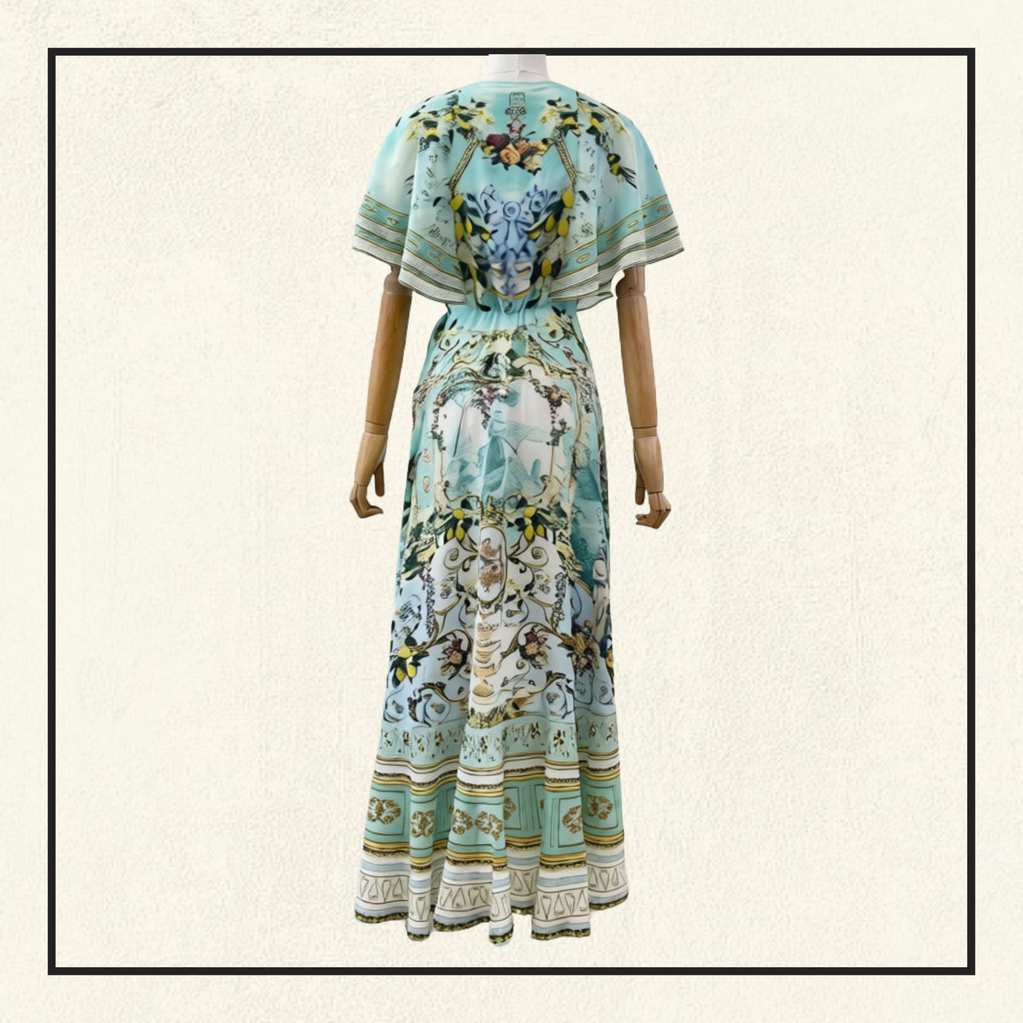 PUFF SLEEVE HIGH-LOW DRESS