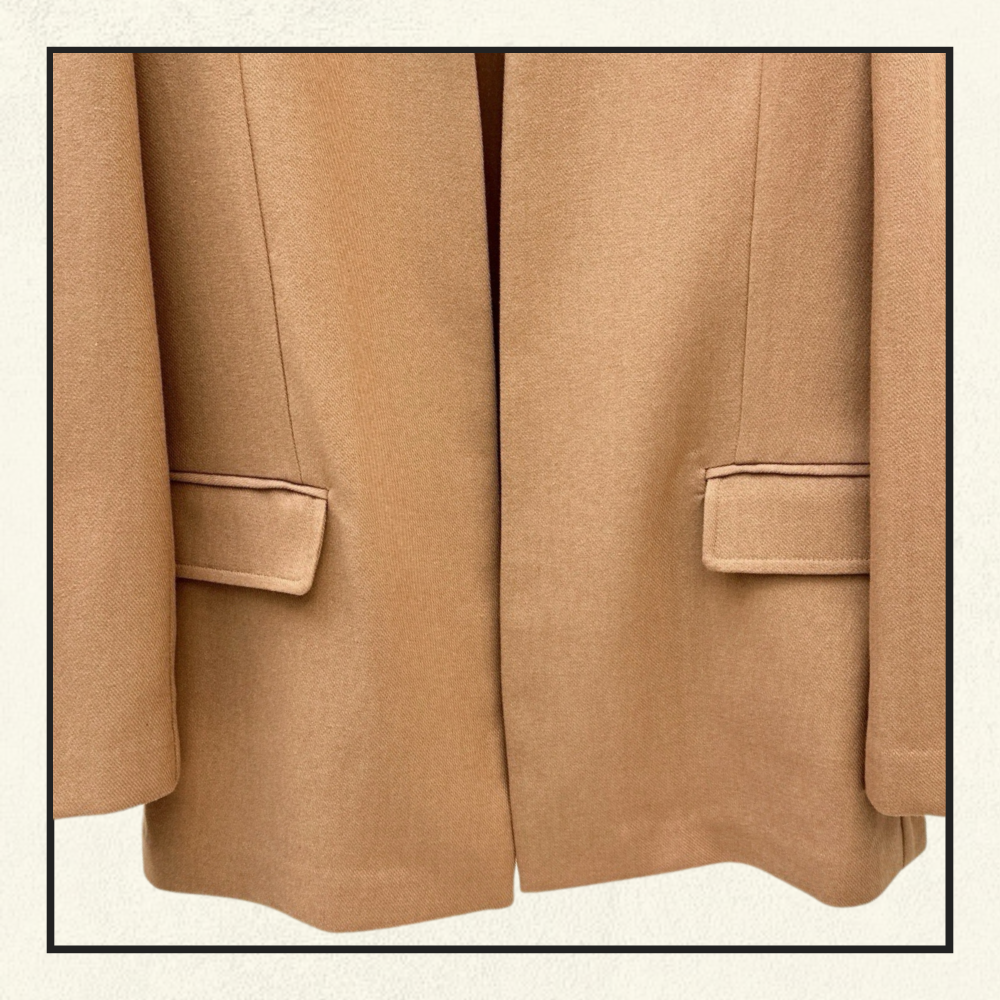 LINEN JACKET & FLARE TROUSERS