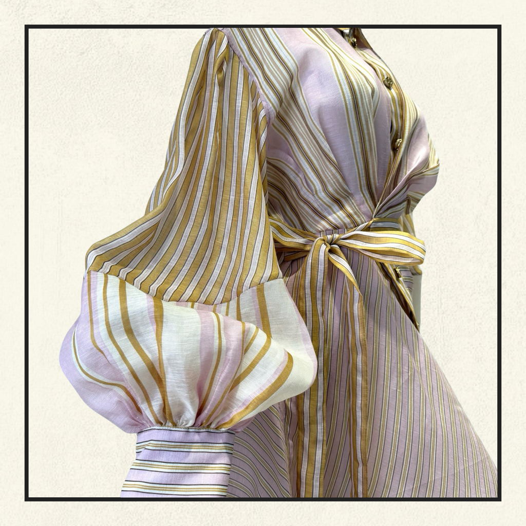 ALCHEMY STRIPED MINI DRESS
