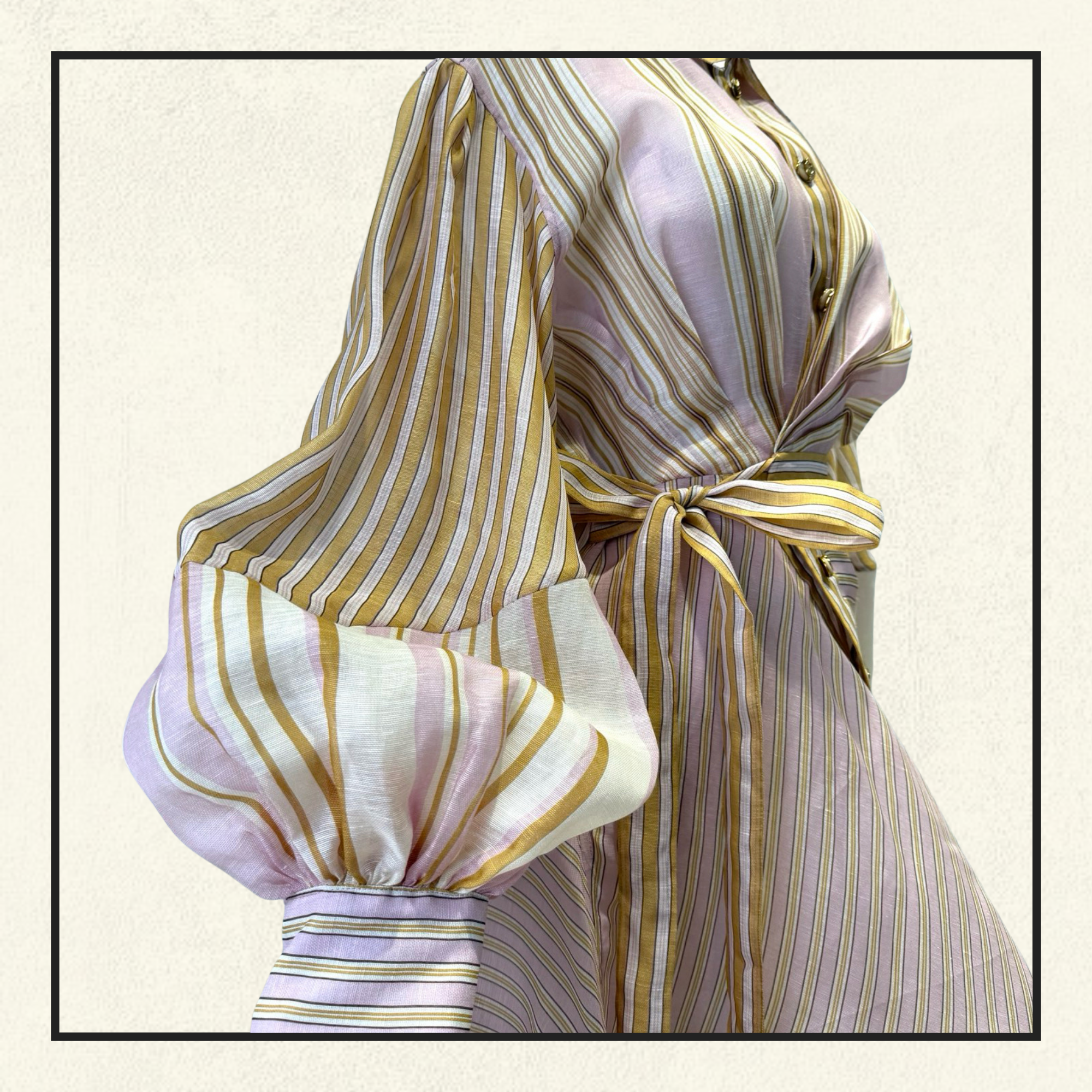 ALCHEMY STRIPED MINI DRESS