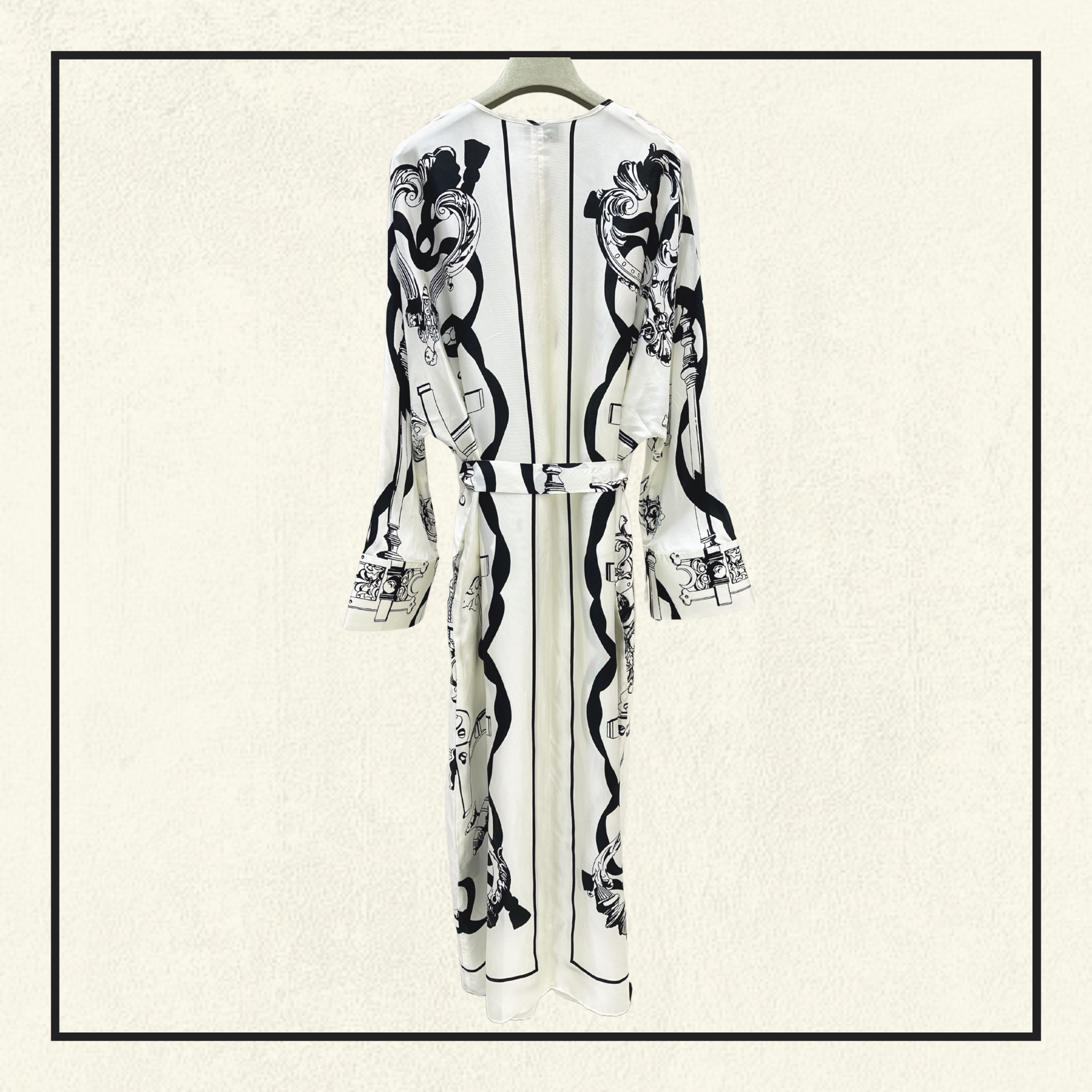 FERRONNERIE REMIX CAFTAN SILK DRESS