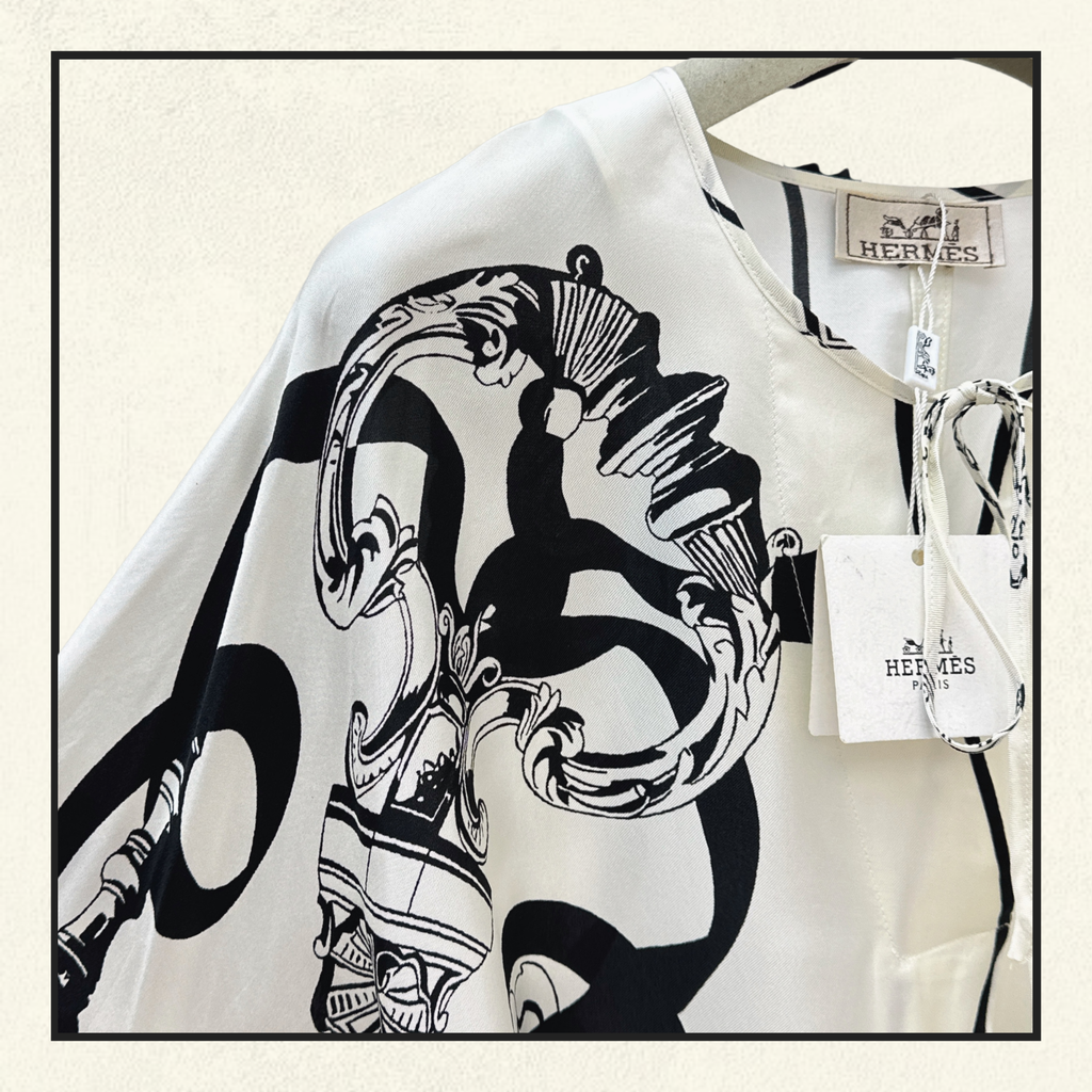 FERRONNERIE REMIX CAFTAN SILK DRESS