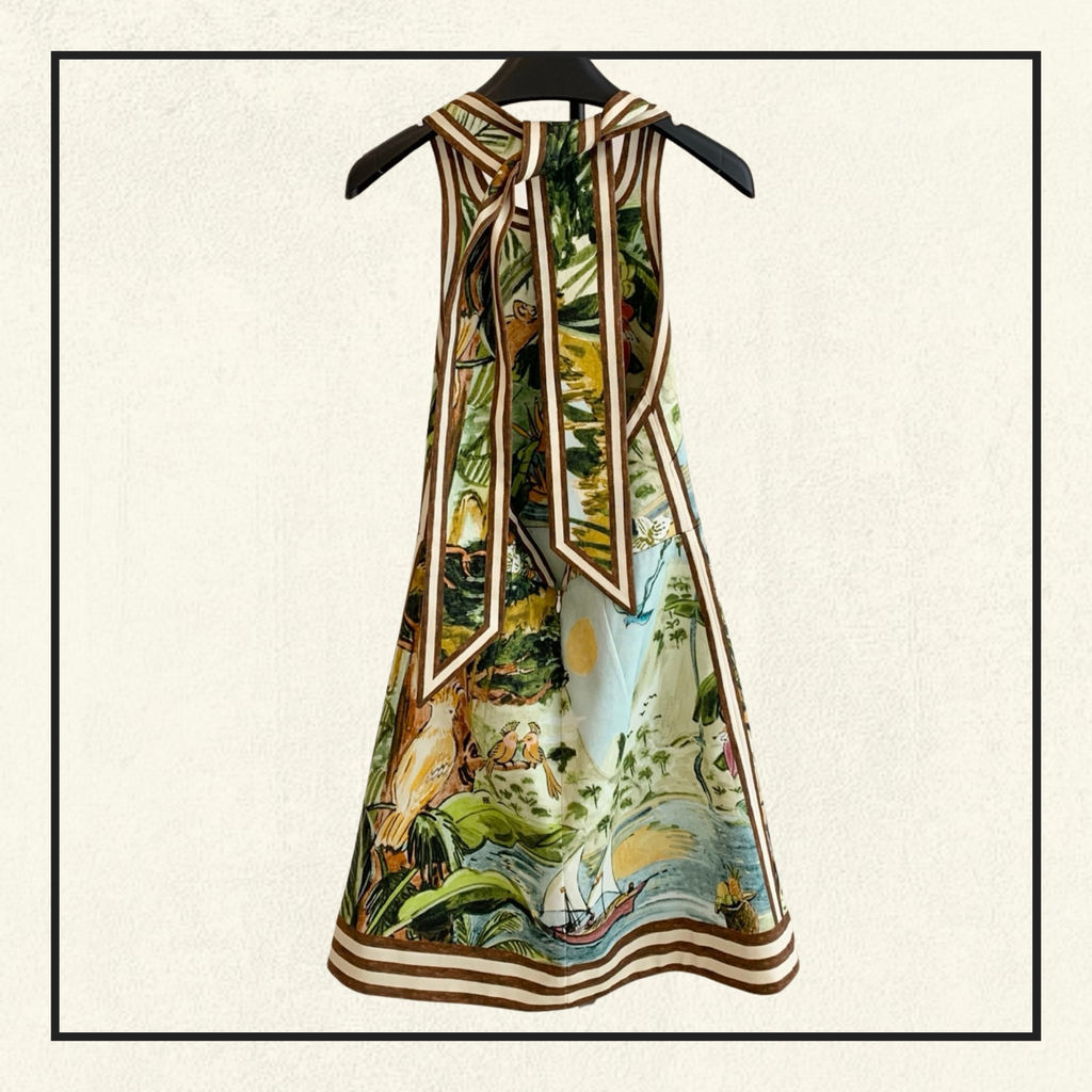 TOUCAN TANGO HALTER MINI DRESS