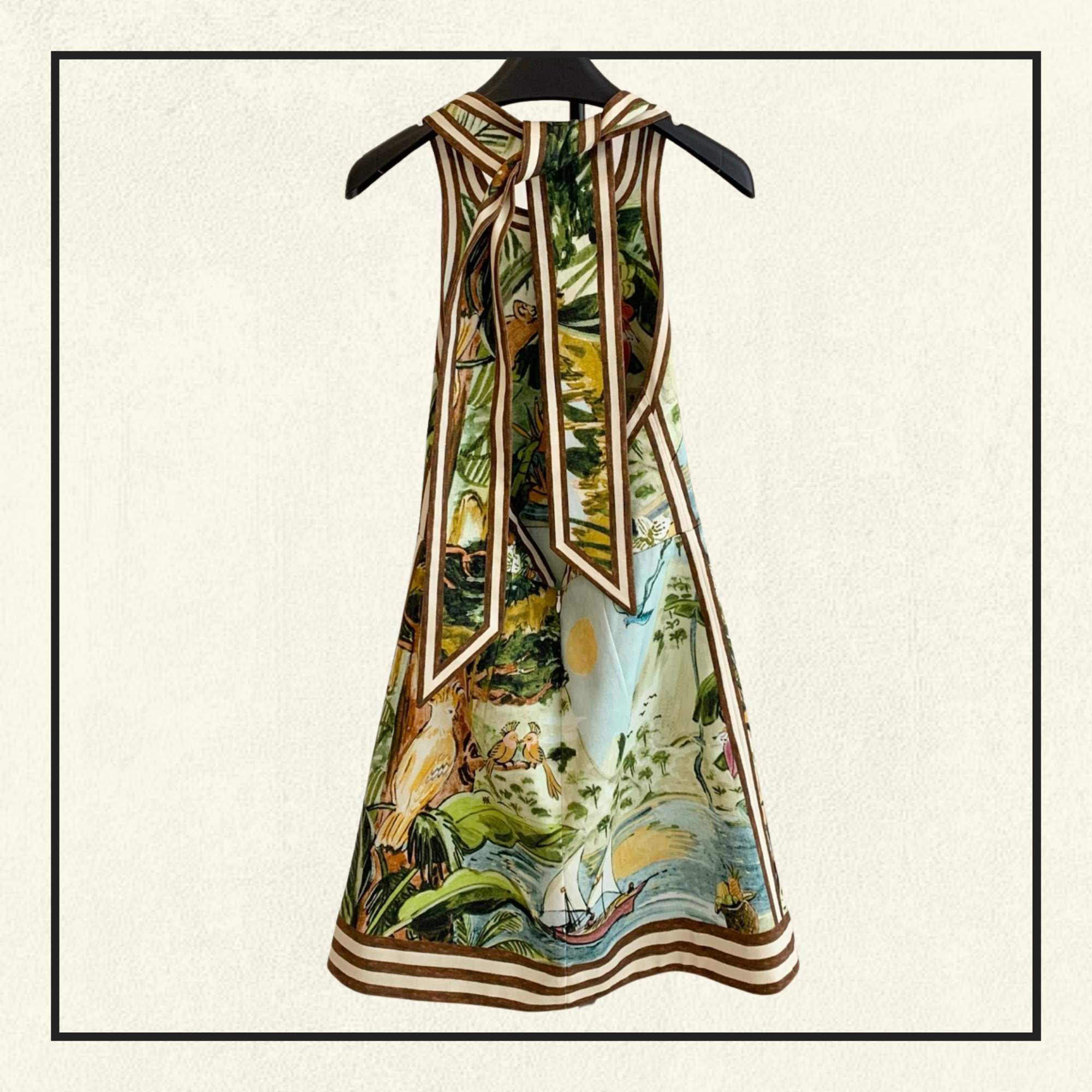 TOUCAN TANGO HALTER MINI DRESS