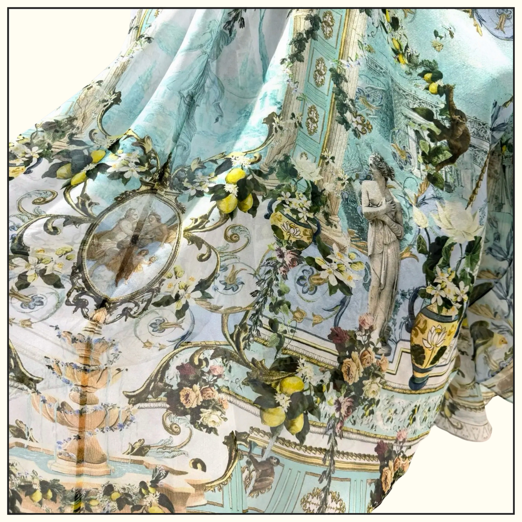 LONG KAFTAN WITH WAIST DETAIL