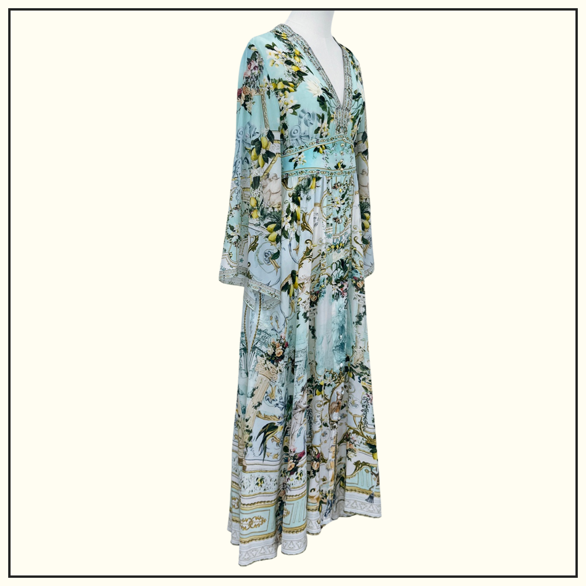 FLARED SLEEVE DRESS
