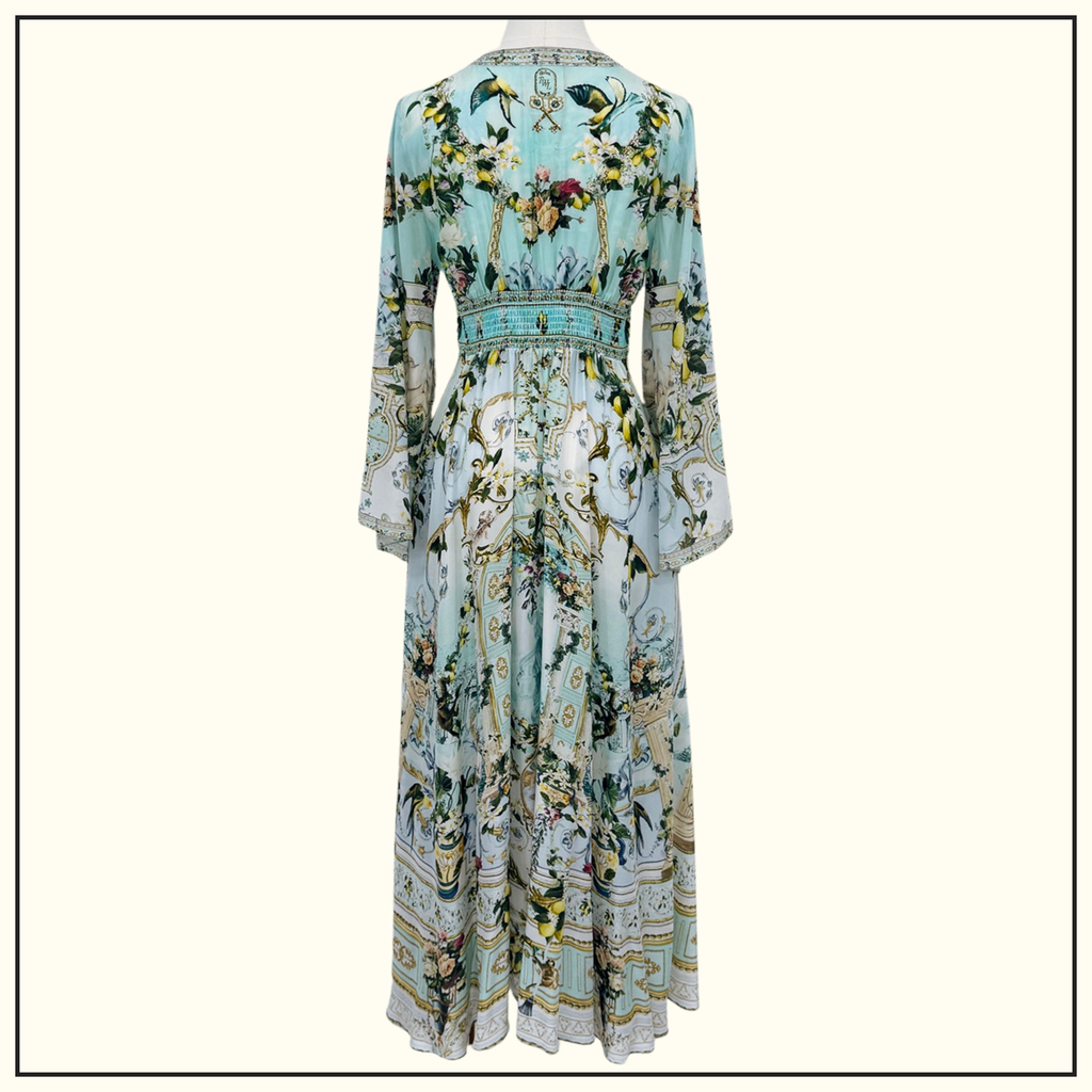 FLARED SLEEVE DRESS
