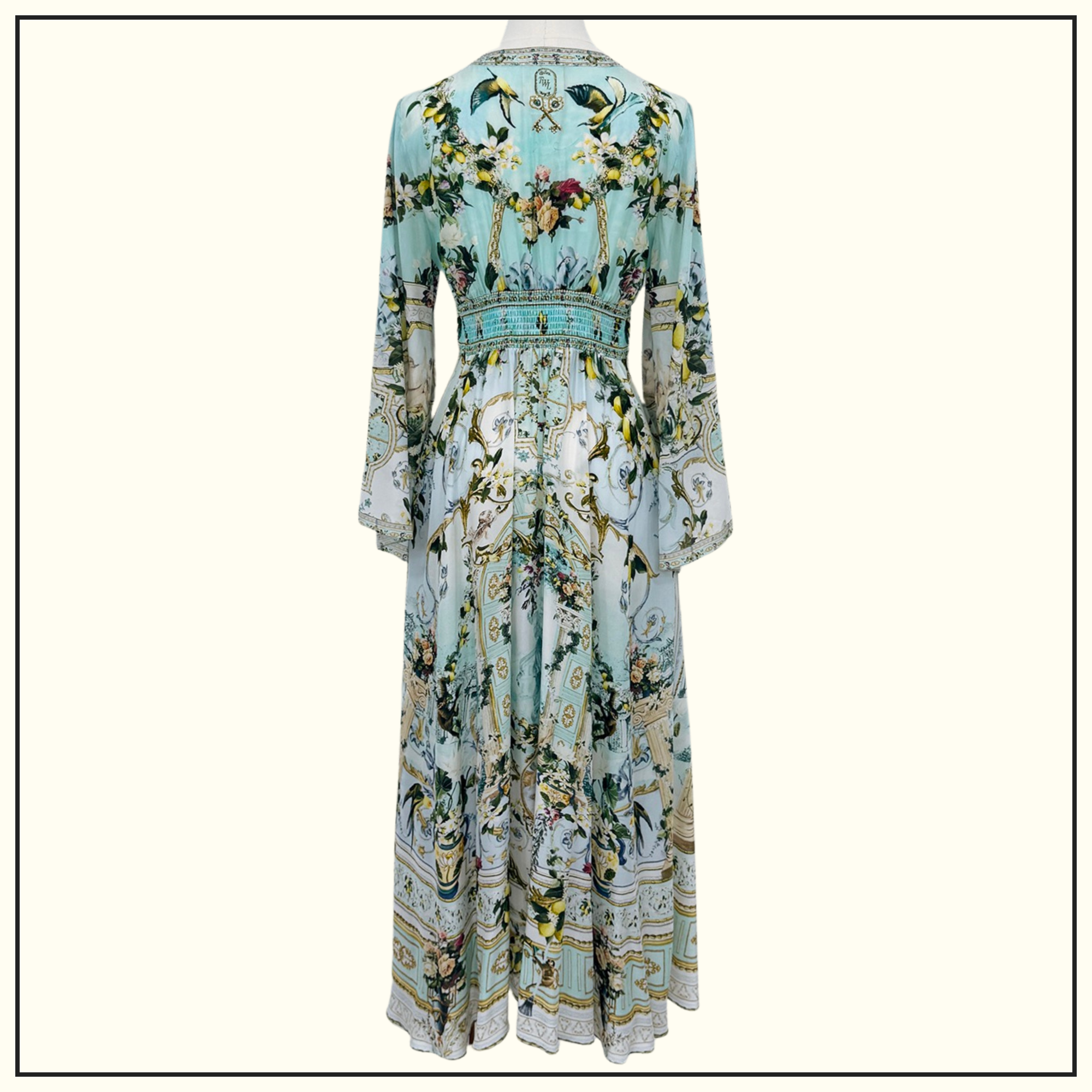 FLARED SLEEVE DRESS