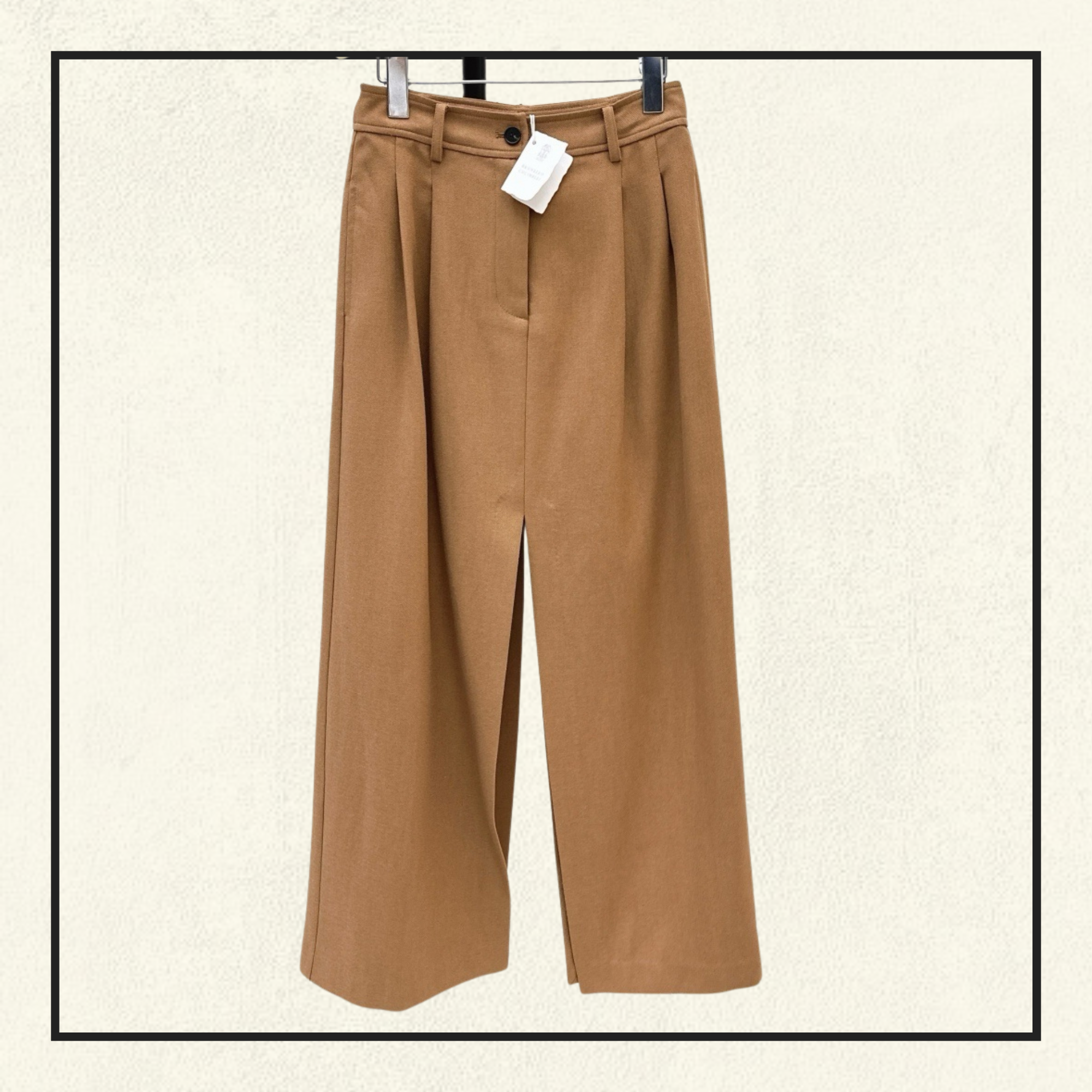 LINEN JACKET & FLARE TROUSERS