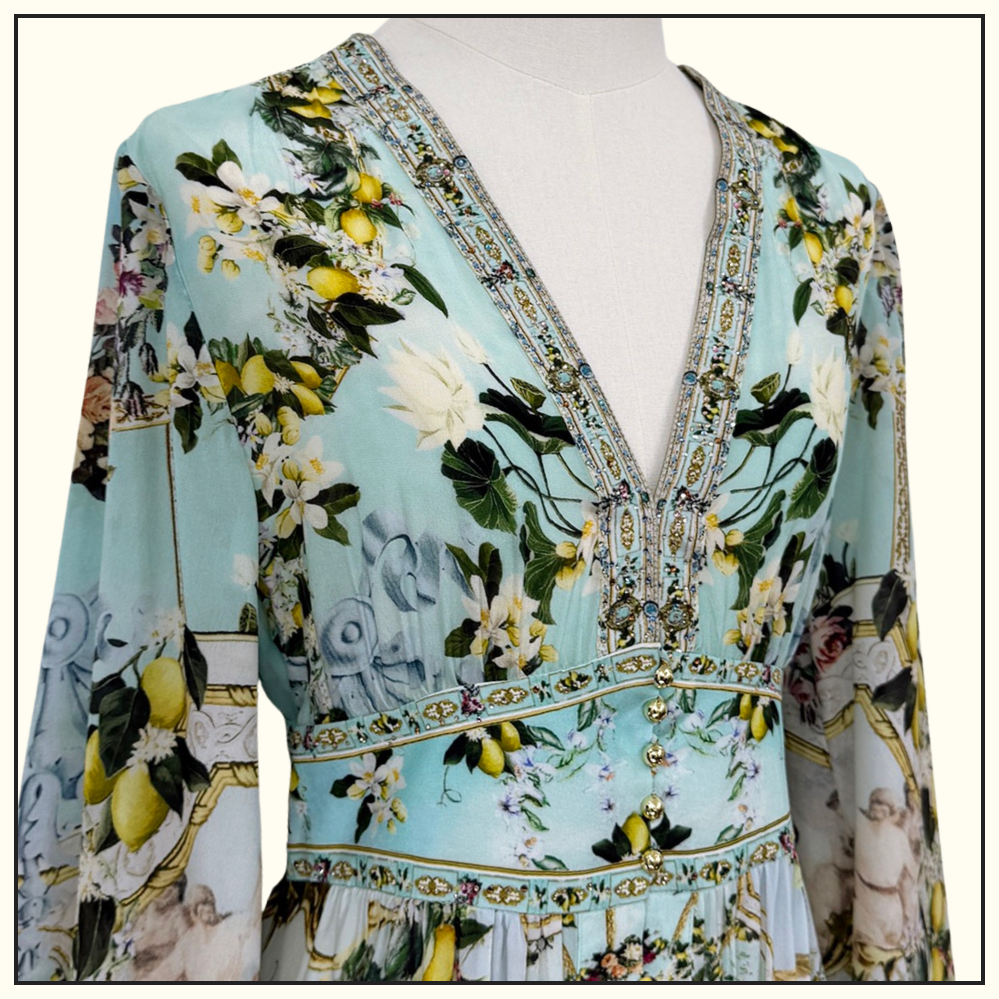 FLARED SLEEVE DRESS