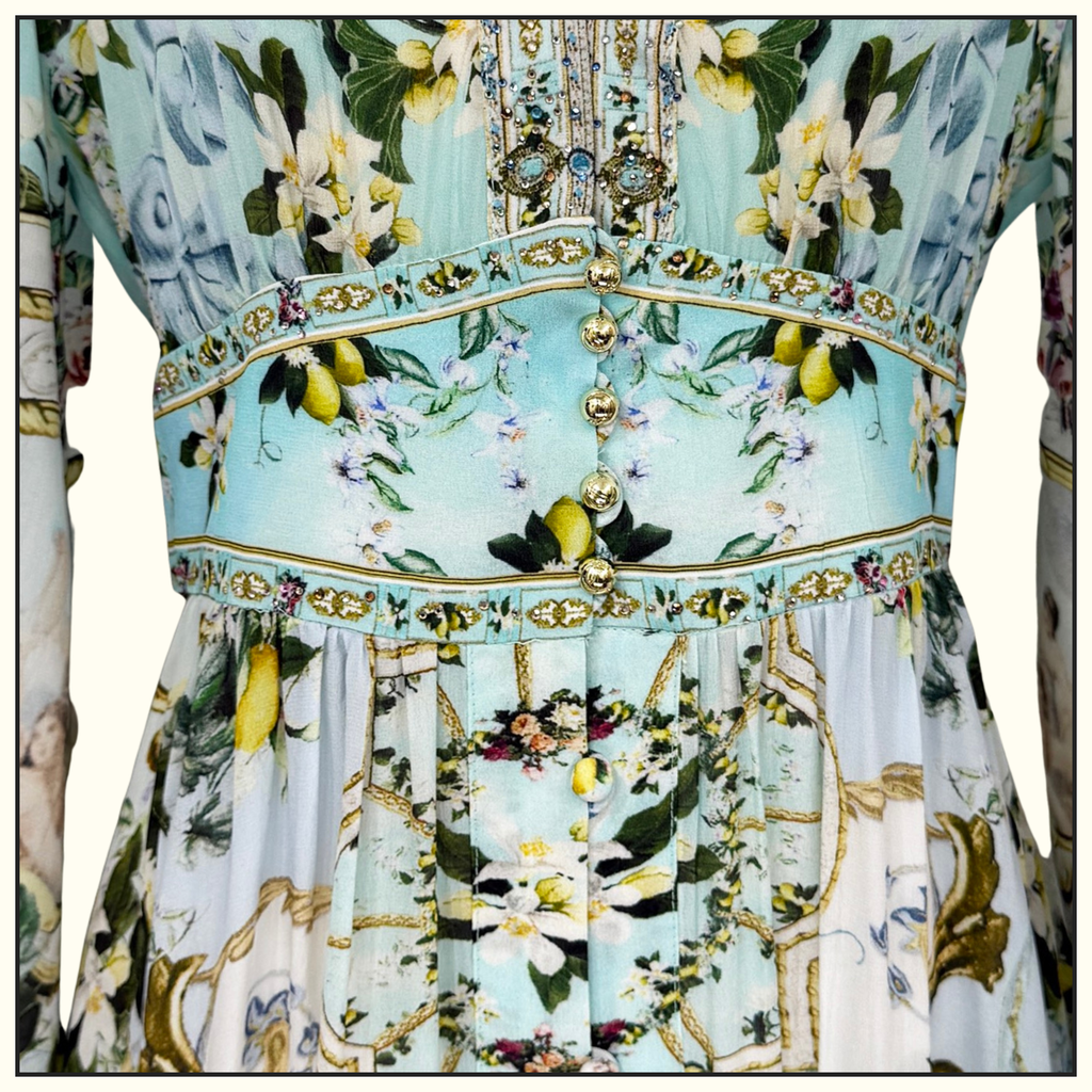 FLARED SLEEVE DRESS