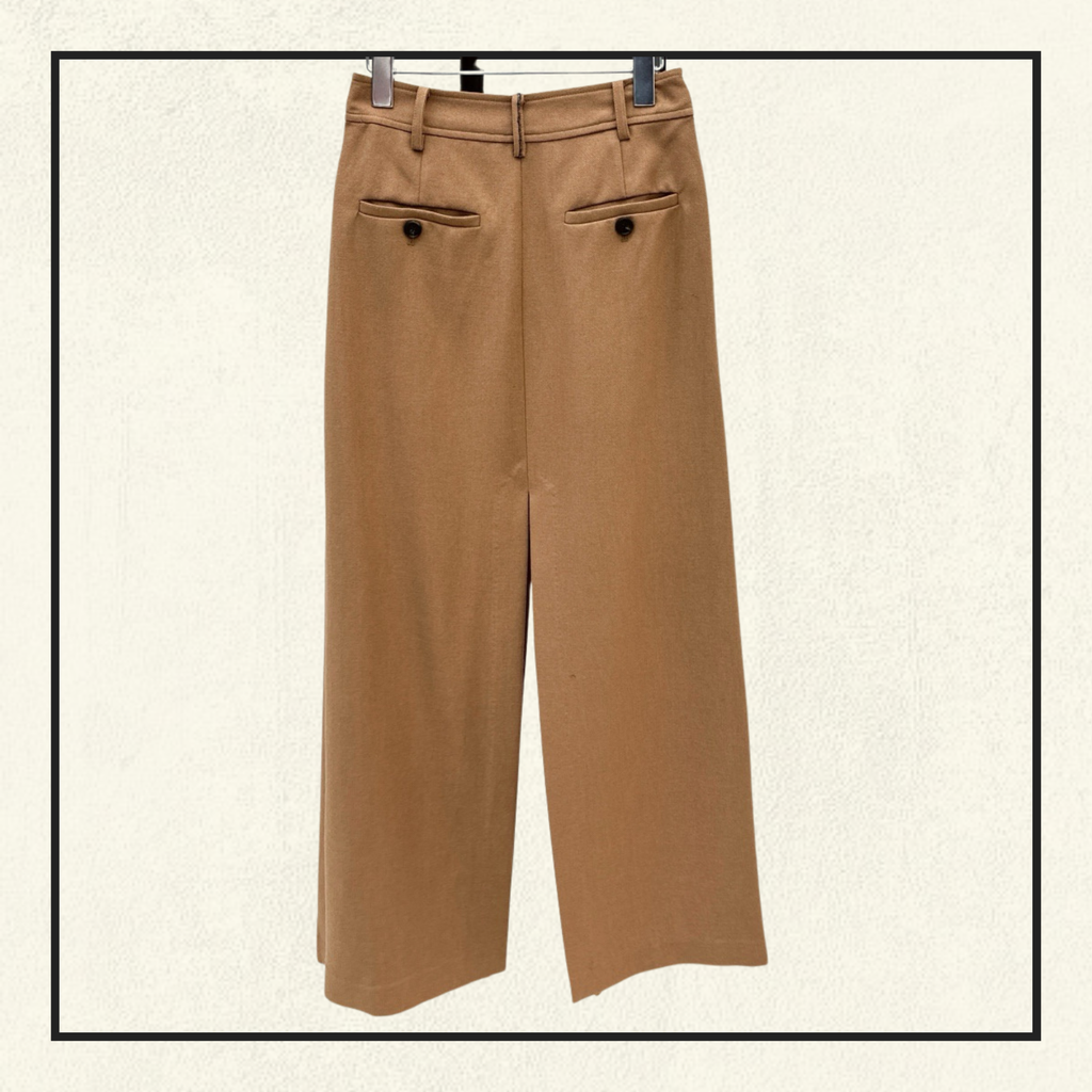 LINEN JACKET & FLARE TROUSERS