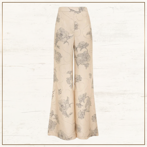 EDEN SILK TIE NECK BLOUSE & PANTS